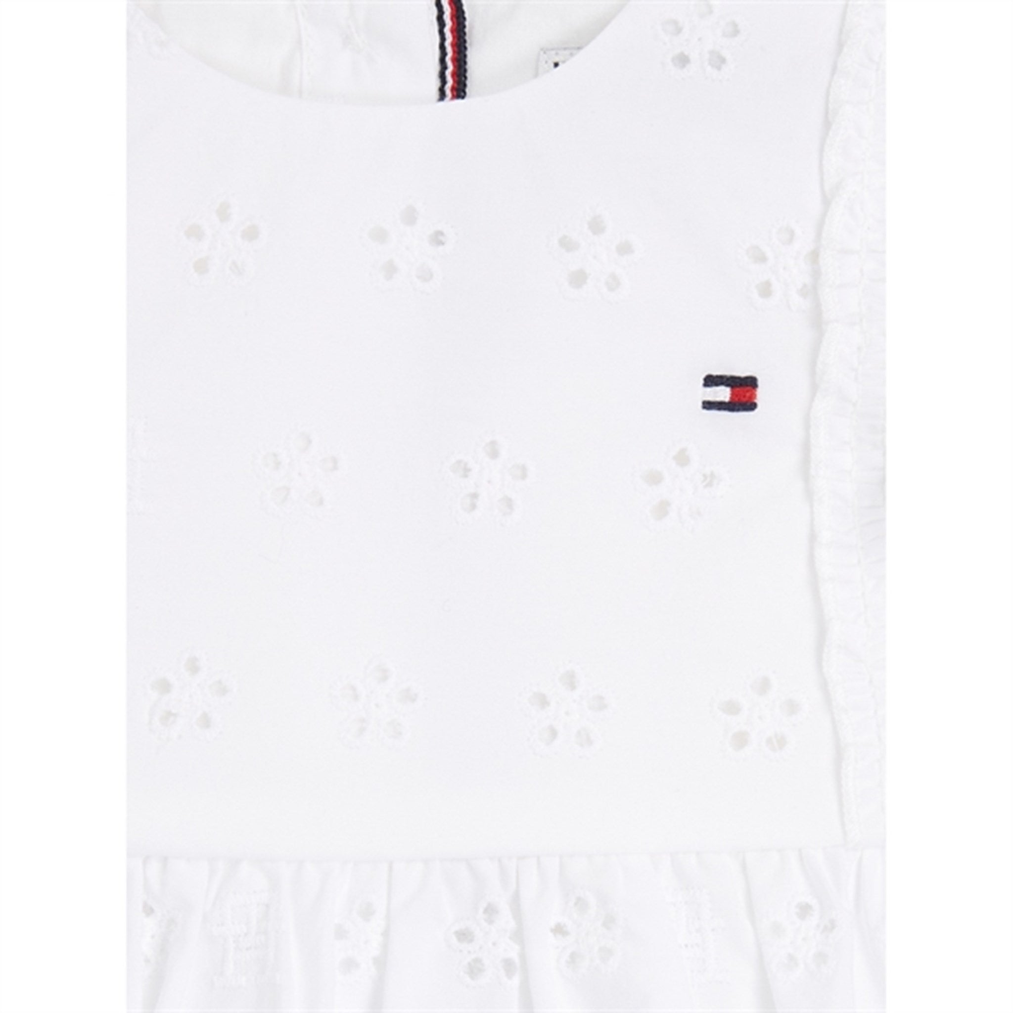 Tommy Hilfiger Baby Embroidery Dress White 2