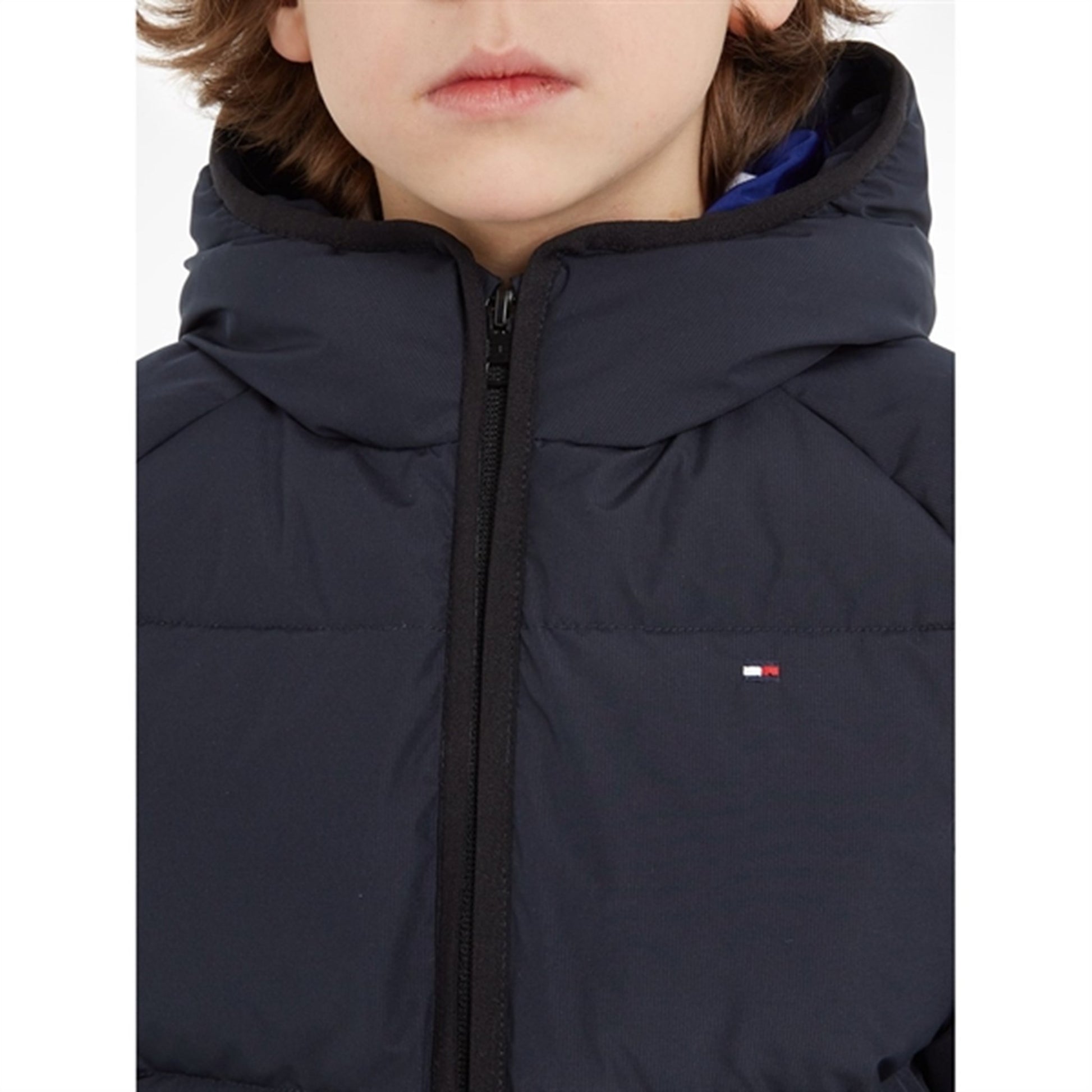 Tommy Hilfiger Logo Quilted Jacket Desert Sky