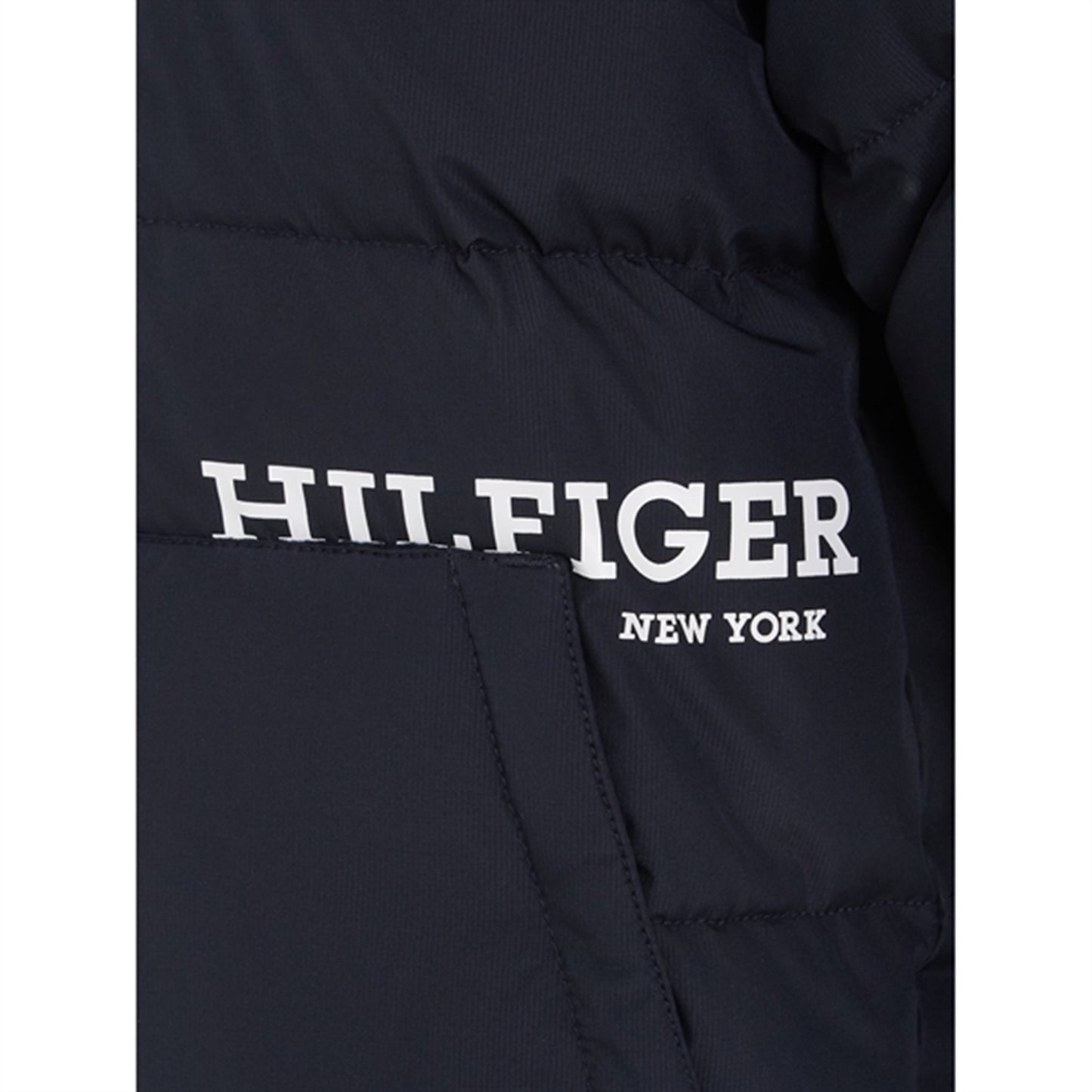 Tommy Hilfiger Logo Quilted Jacket Desert Sky