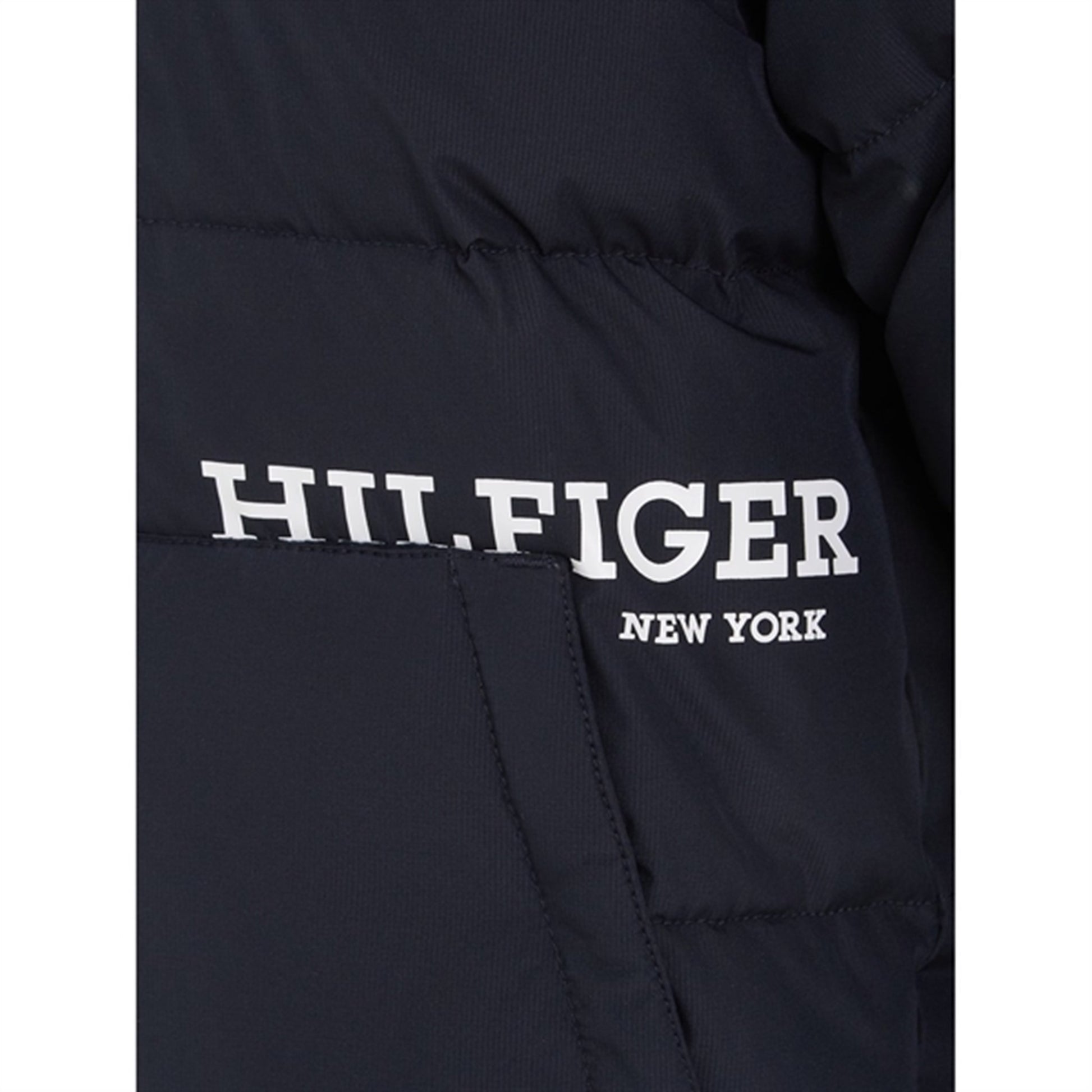 Tommy Hilfiger Logo Quilted Jacket Desert Sky