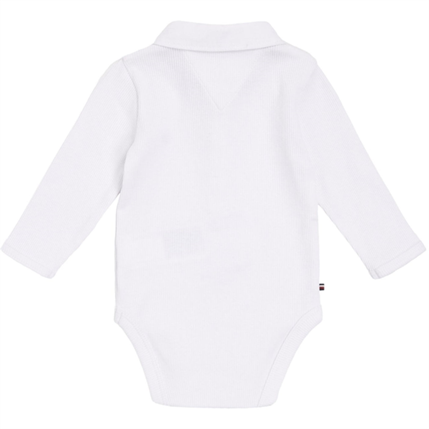 Tommy Hilfiger Baby Rib Collar Body White