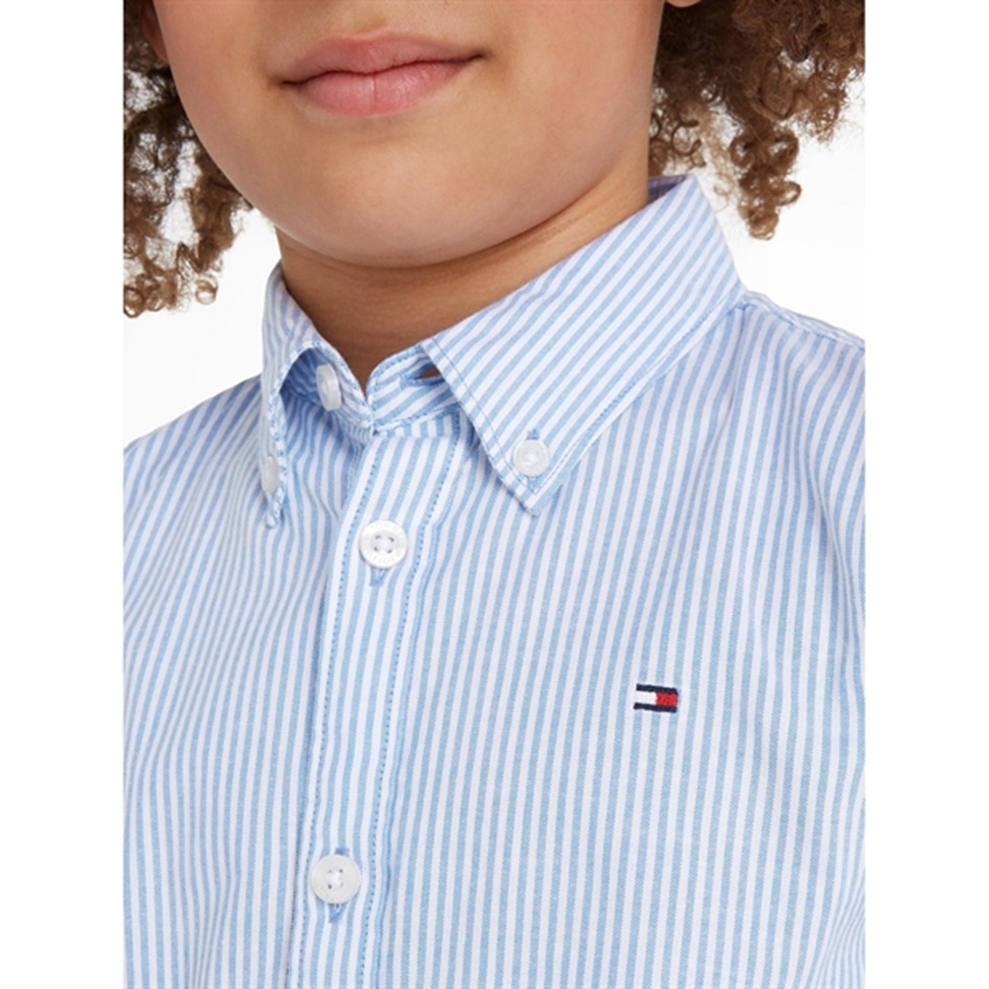 Tommy Hilfiger Flex Ithaca Shirt Copenhagen Blue/White