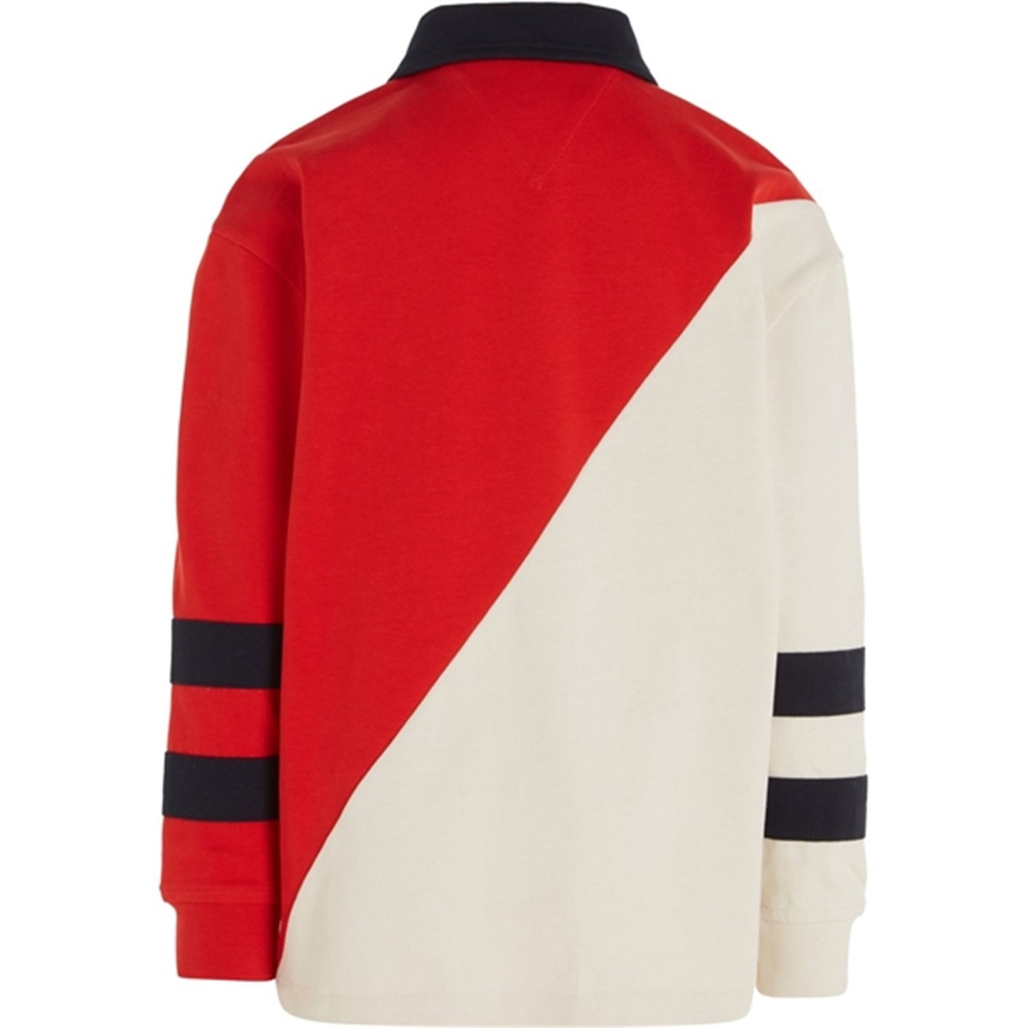 Tommy Hilfiger Colorblock Rugby LS Polo Red/White Colorblock