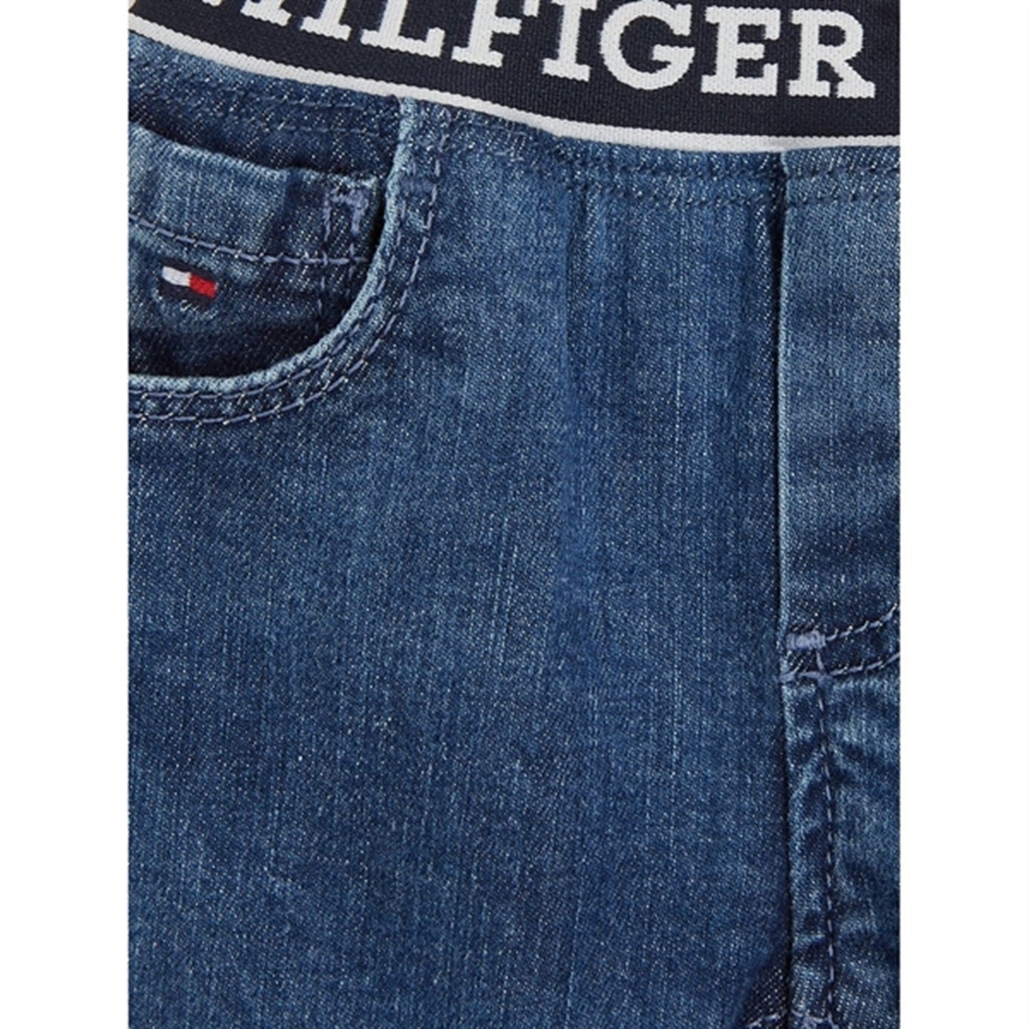 Tommy Hilfiger Baby Monotype Denim Pants Denim Medium