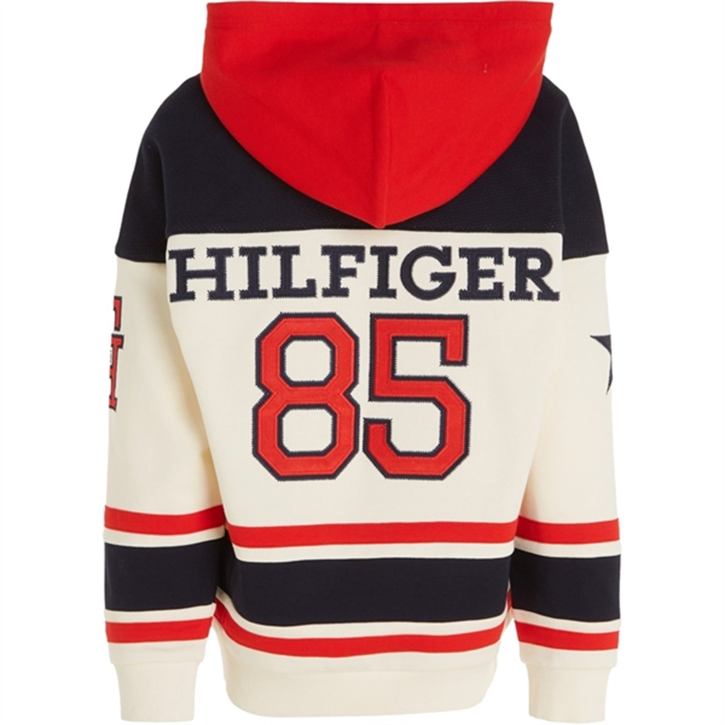 Tommy Hilfiger Varsity Hoodie Red/White/Navy Block