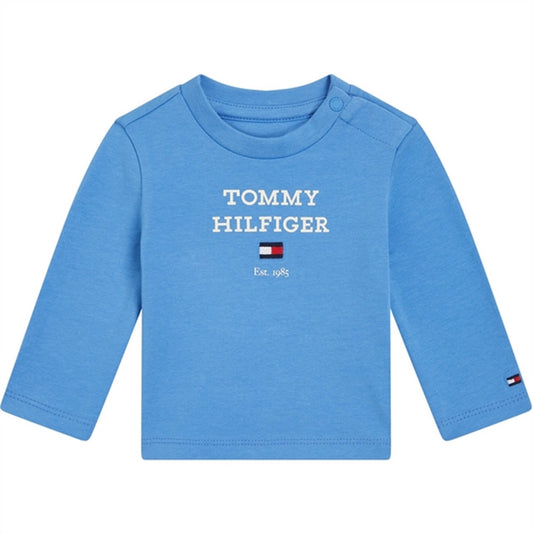 Tommy Hilfiger Baby Th Logo Blouse Blue Spell