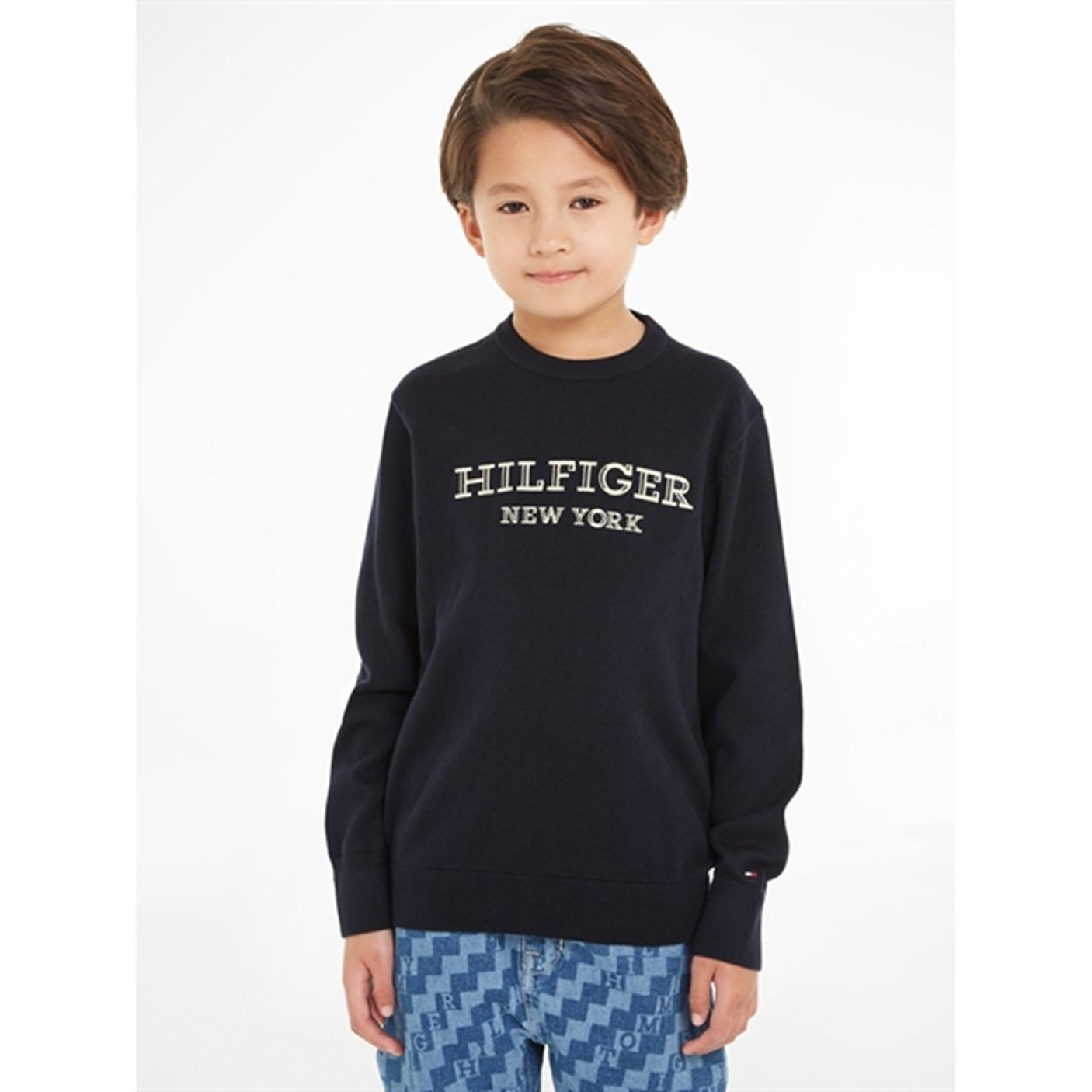 Tommy Hilfiger Monotype Knit Sweater Desert Sky