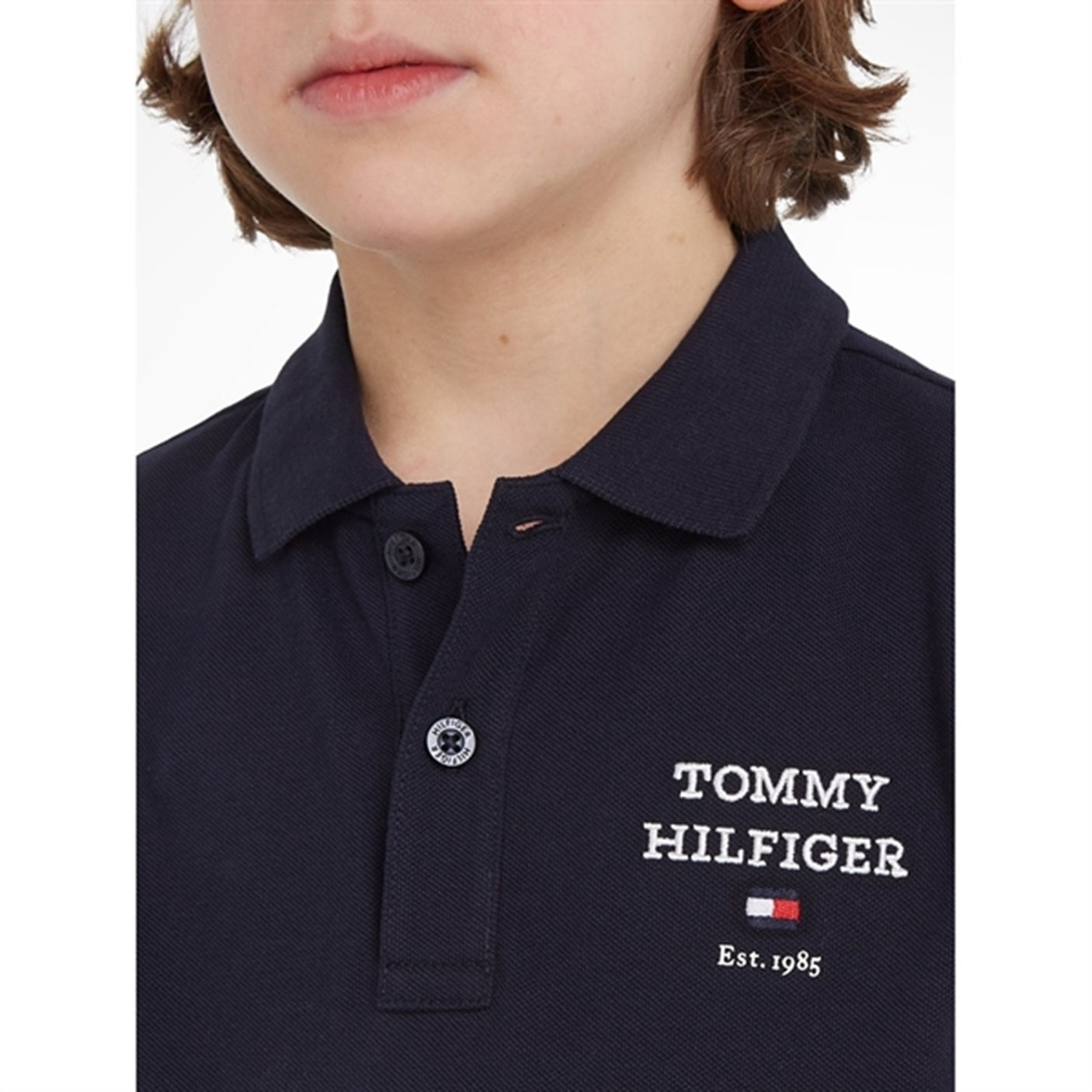 Tommy Hilfiger Th Logo SS Polo Desert Sky