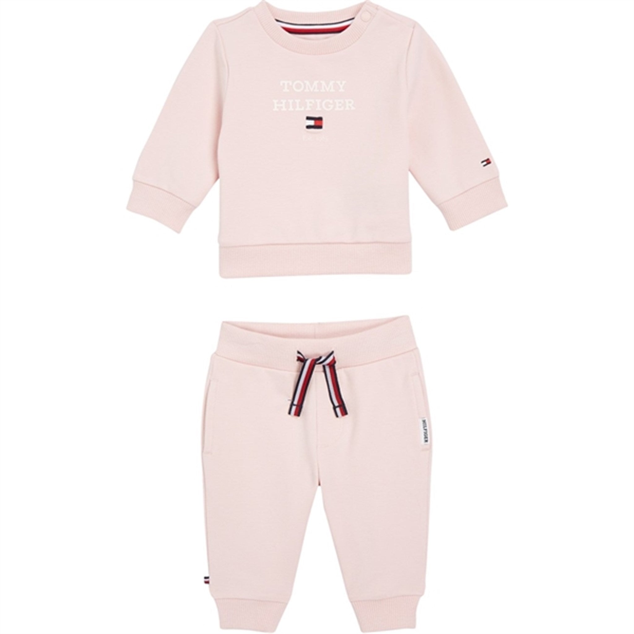 Tommy Hilfiger Baby Th Logo Set Whimsy Pink