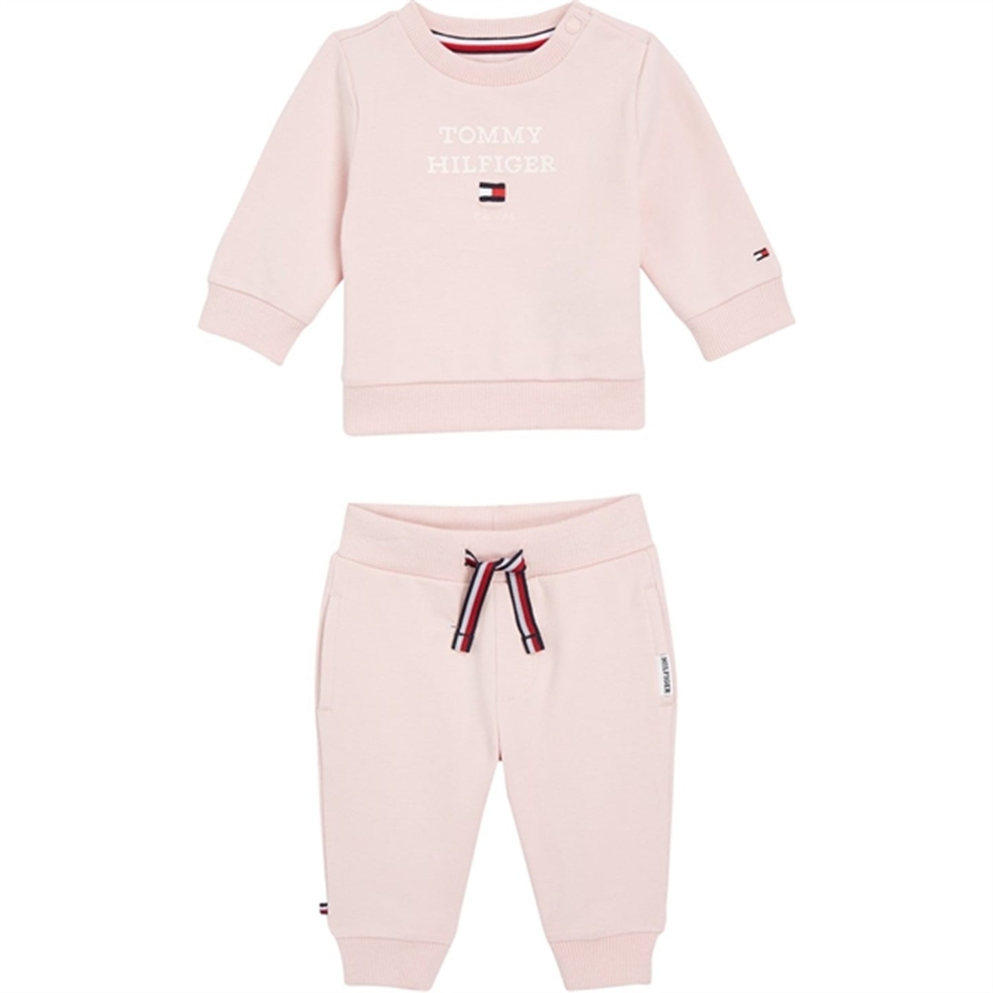 Tommy Hilfiger Baby Th Logo Set Whimsy Pink