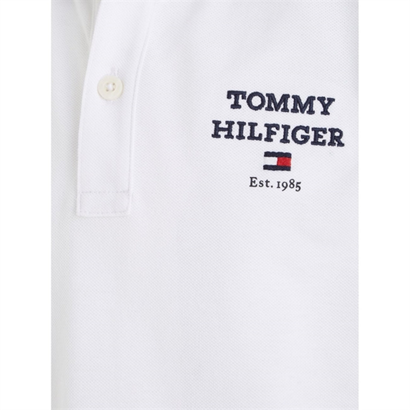 Tommy Hilfiger Th Logo SS Polo White