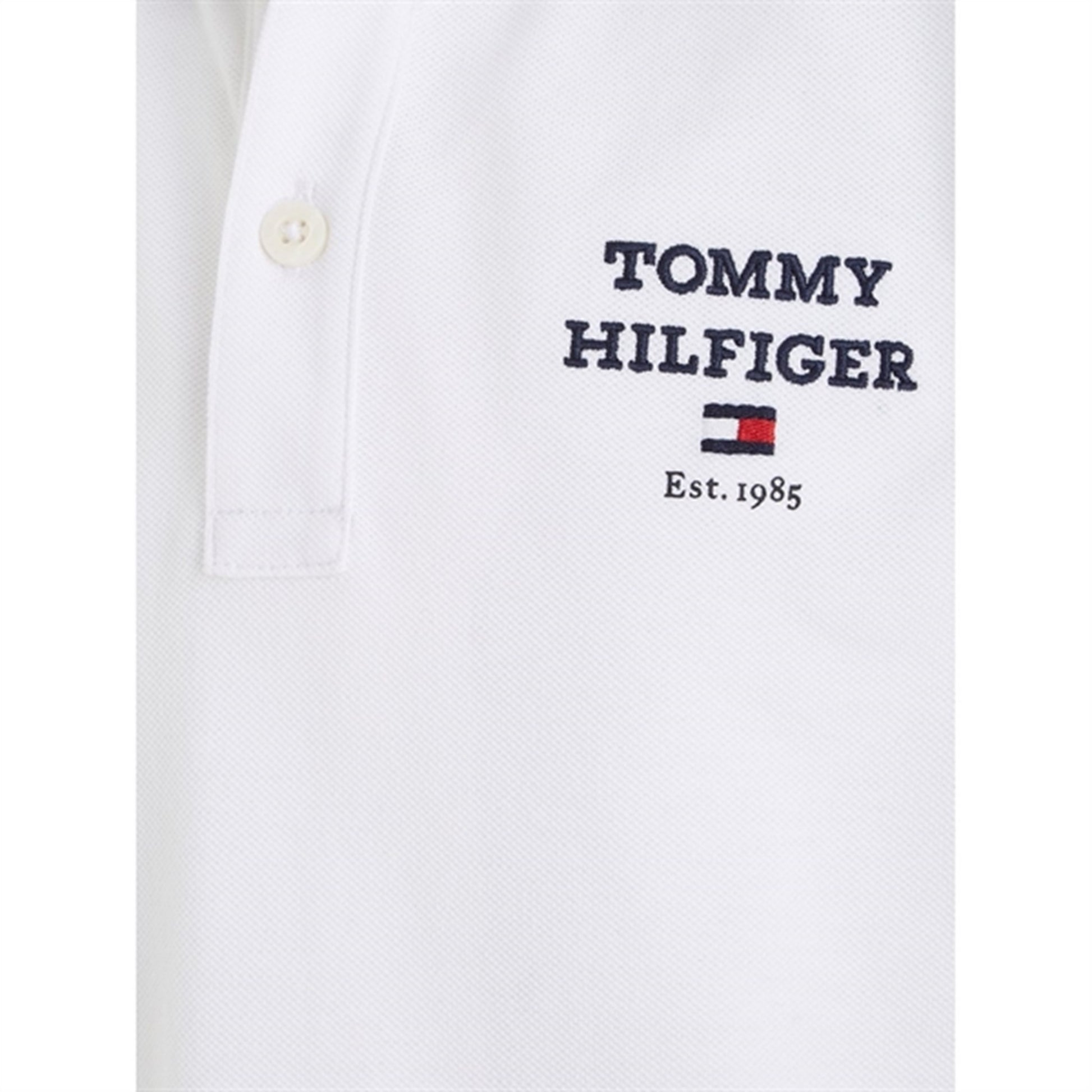 Tommy Hilfiger Th Logo SS Polo White