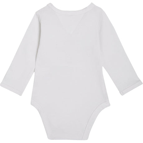 Tommy Hilfiger Baby Th Logo LS Body White