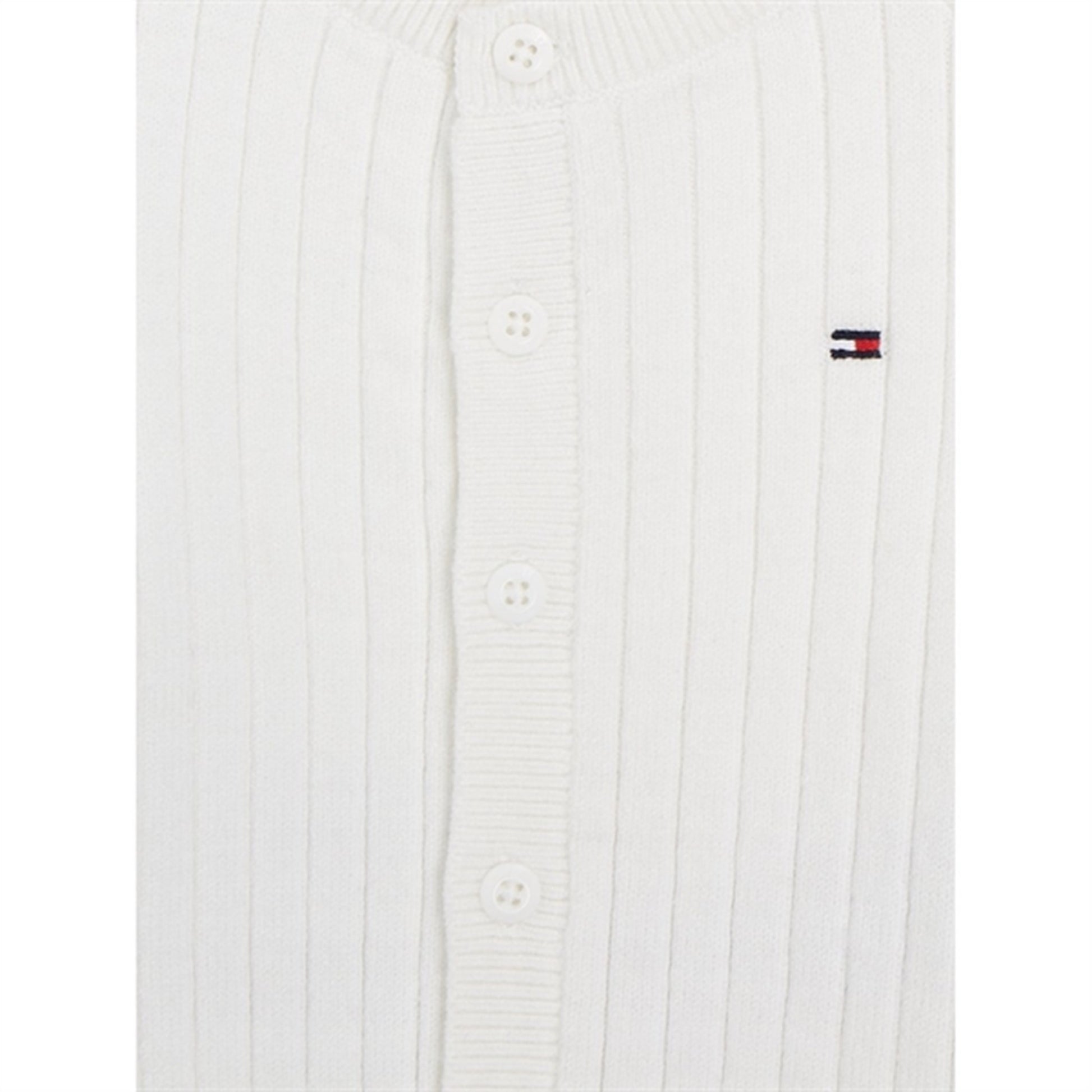 Tommy Hilfiger Baby Rib Striktrøje Sæt Giftbox White