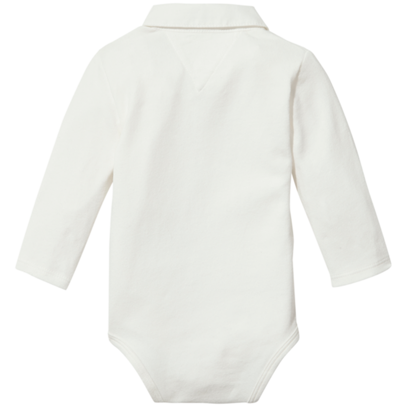 Tommy Hilfiger Baby Boy Poplin Collar Body L/S Marshmallow
