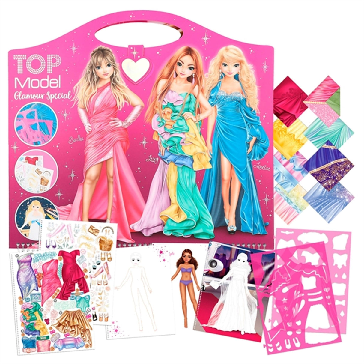 TOPModel Create Your Glamour Special Colouring Book