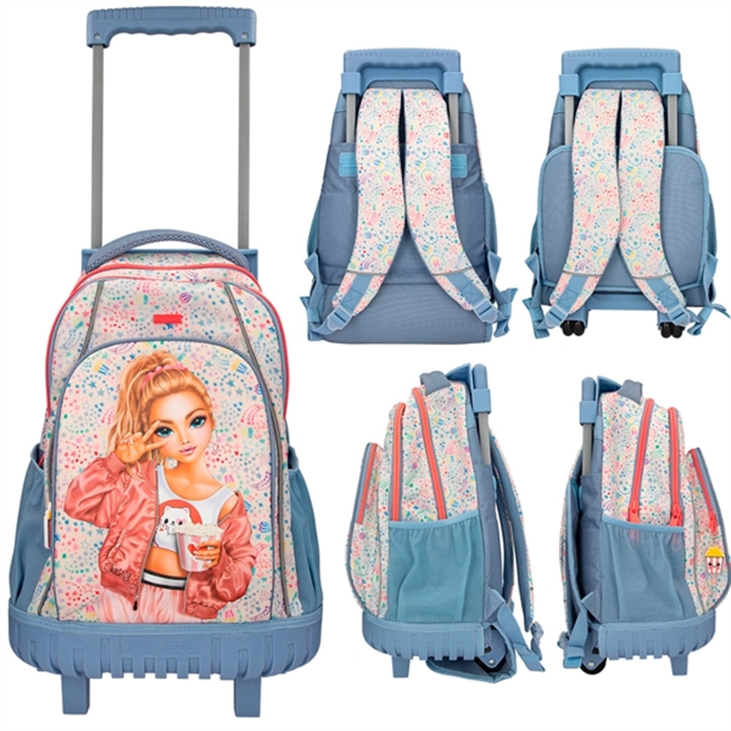 TOPModel Schoolbackpack w. Trolley Cutie Star 2