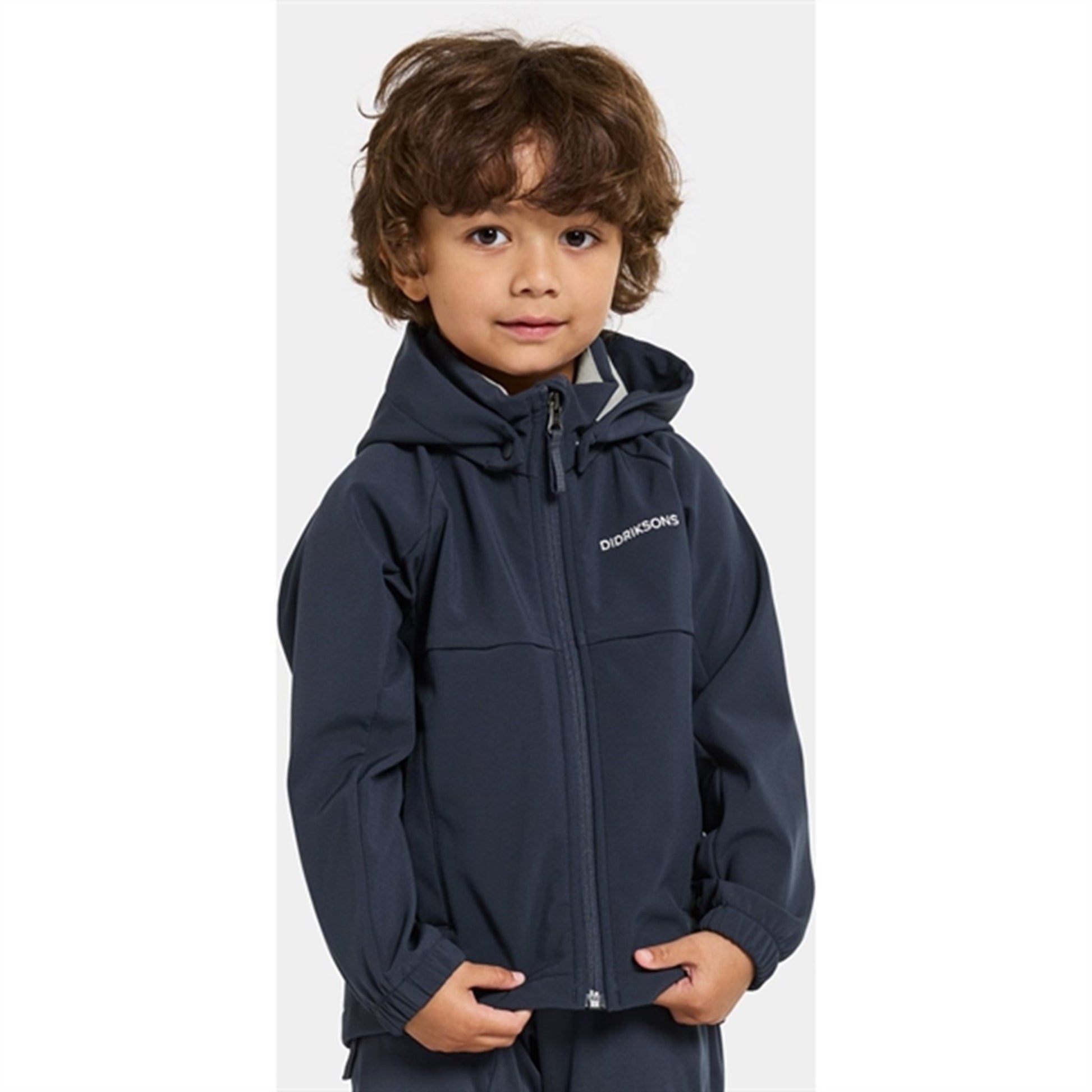 Didriksons Navy Troel Kids Jacket