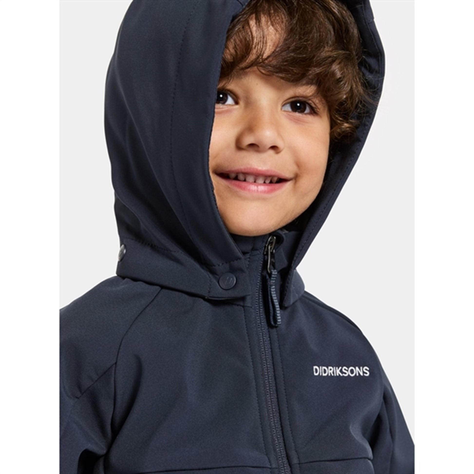 Didriksons Navy Troel Kids Jacket