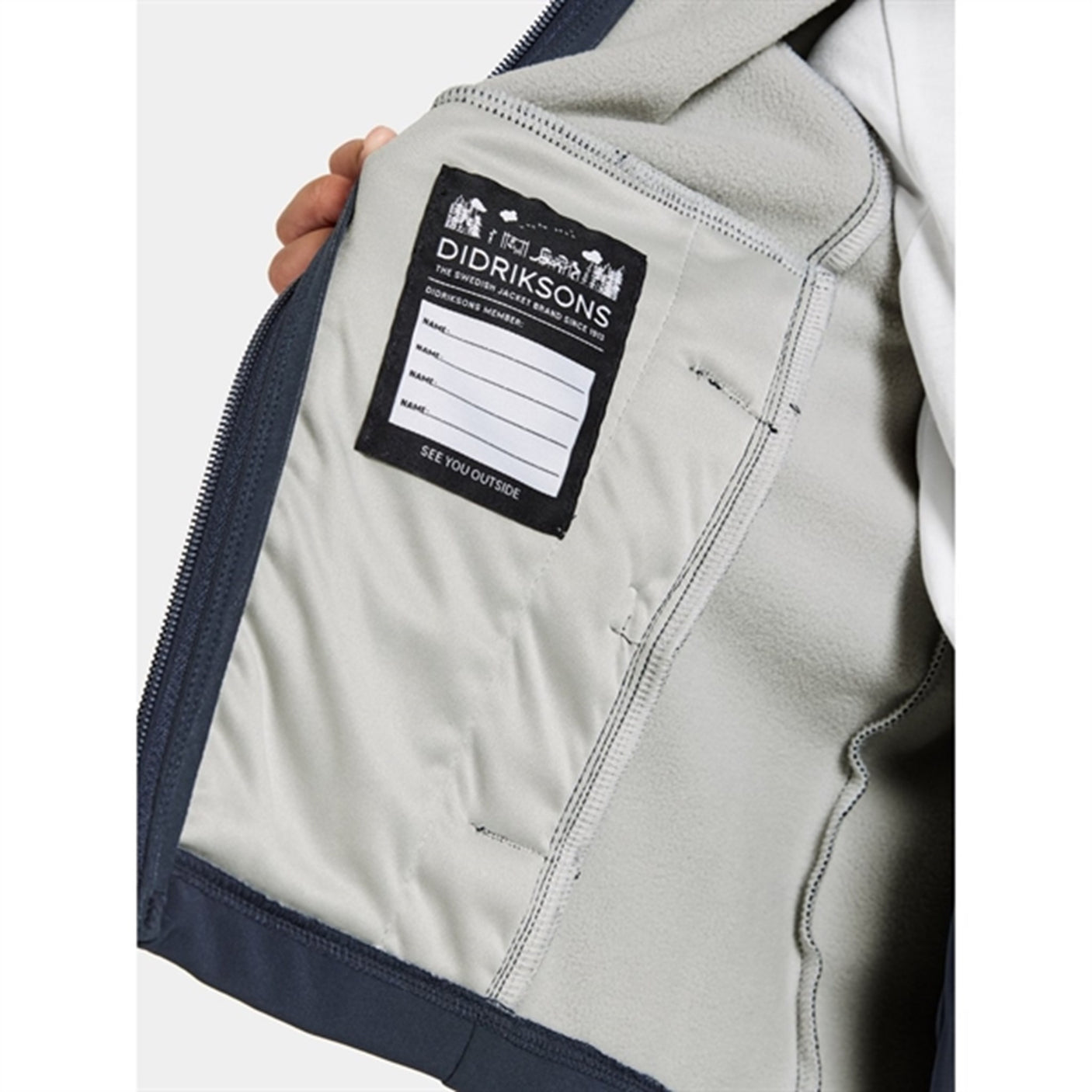 Didriksons Navy Troel Kids Jacket