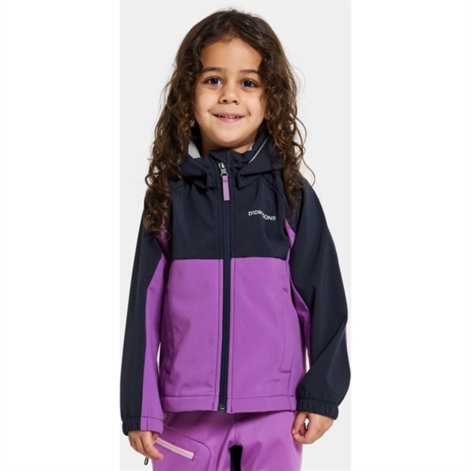 Didriksons Tulip Purple Troel Kids Jacket