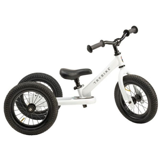 Trybike in Steel 3 Wheels White