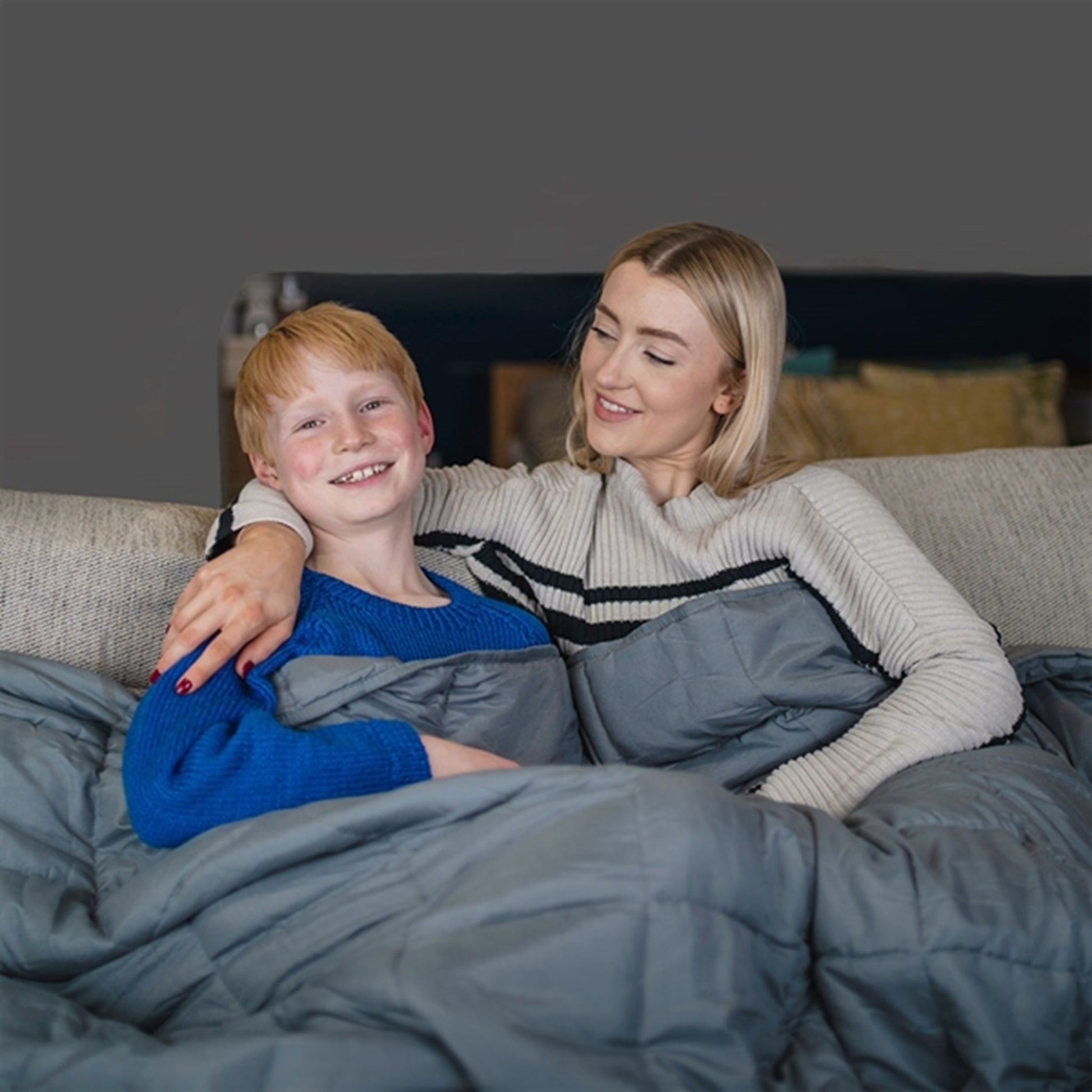 Scandinavian Rest Weighted Duvet Kids 100x150 3 kg Grey