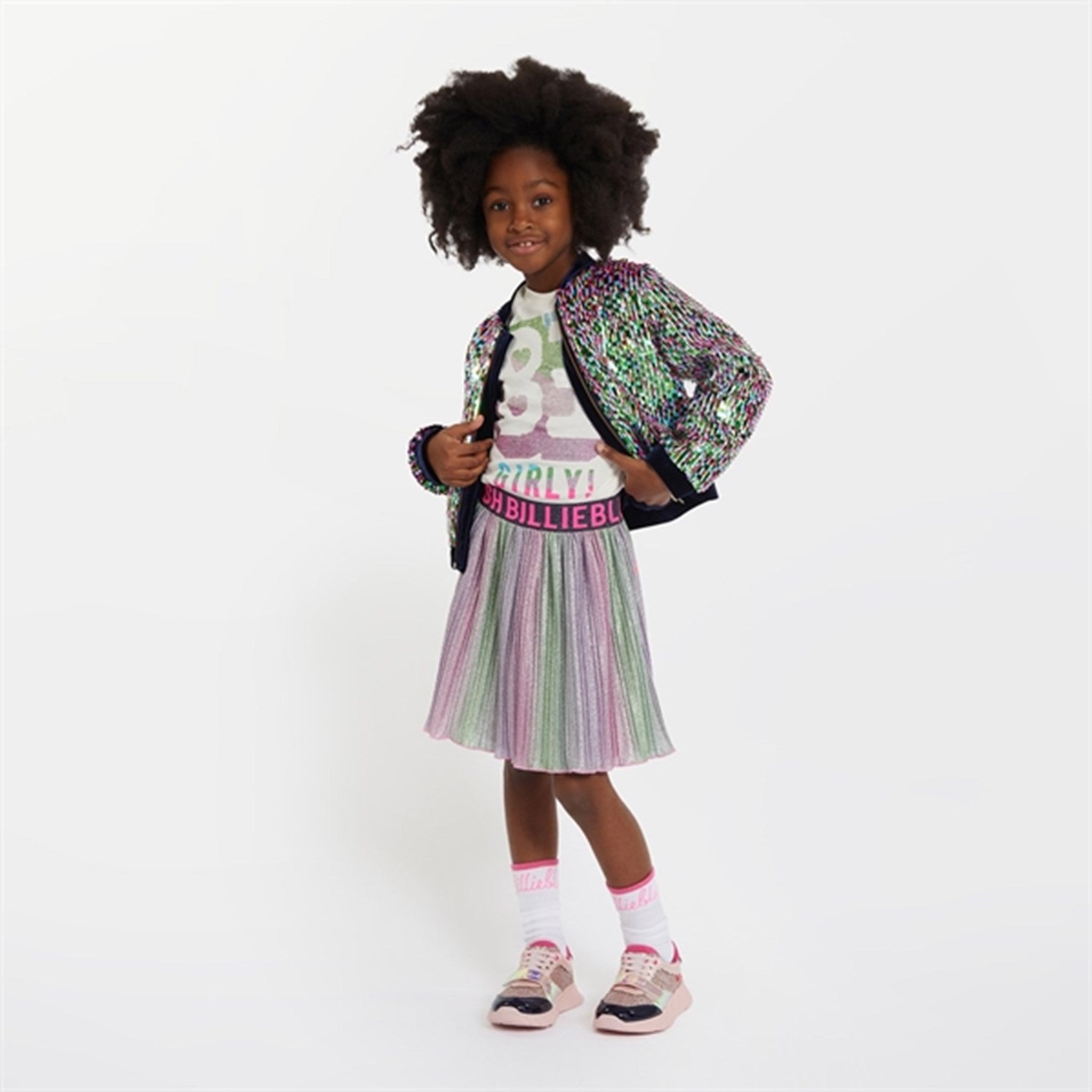 Billieblush Multicoloured Pleaded Skirt 2