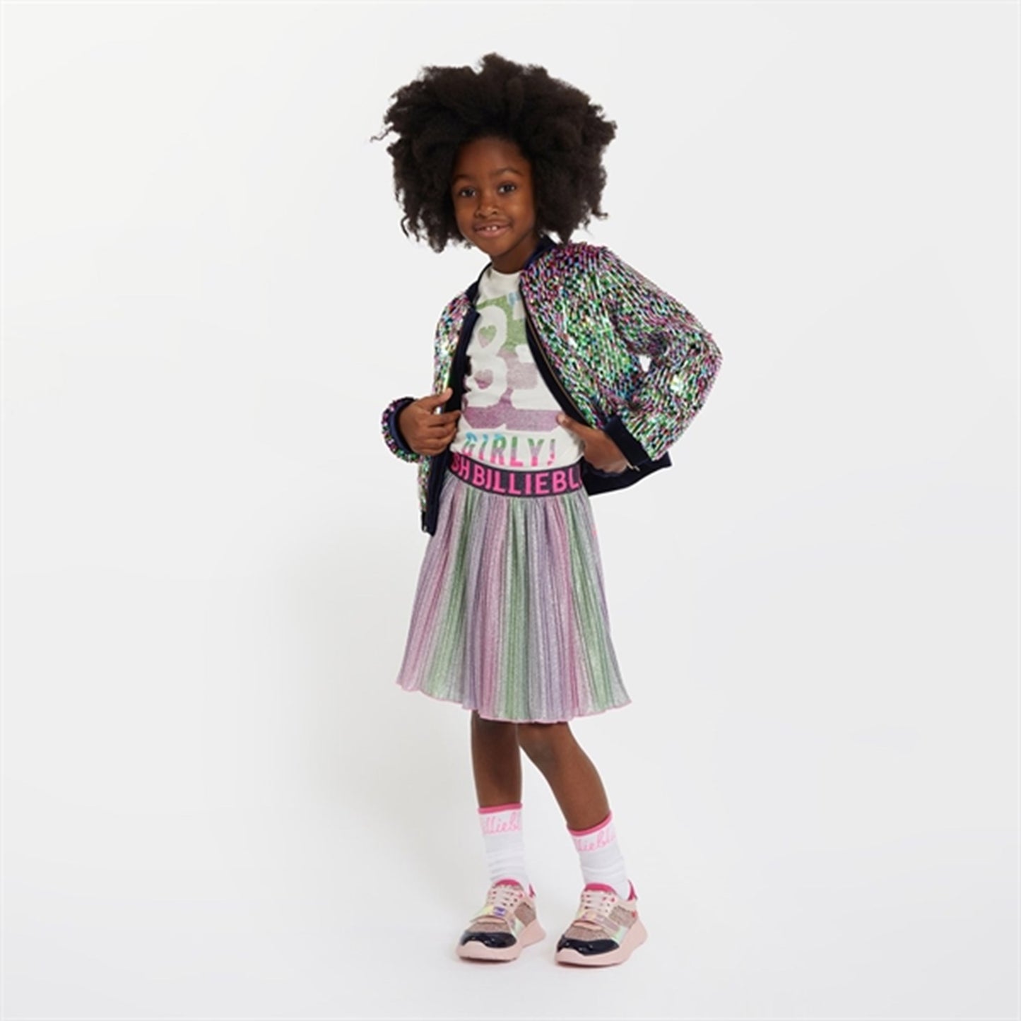 Billieblush Multicoloured Pleaded Skirt
