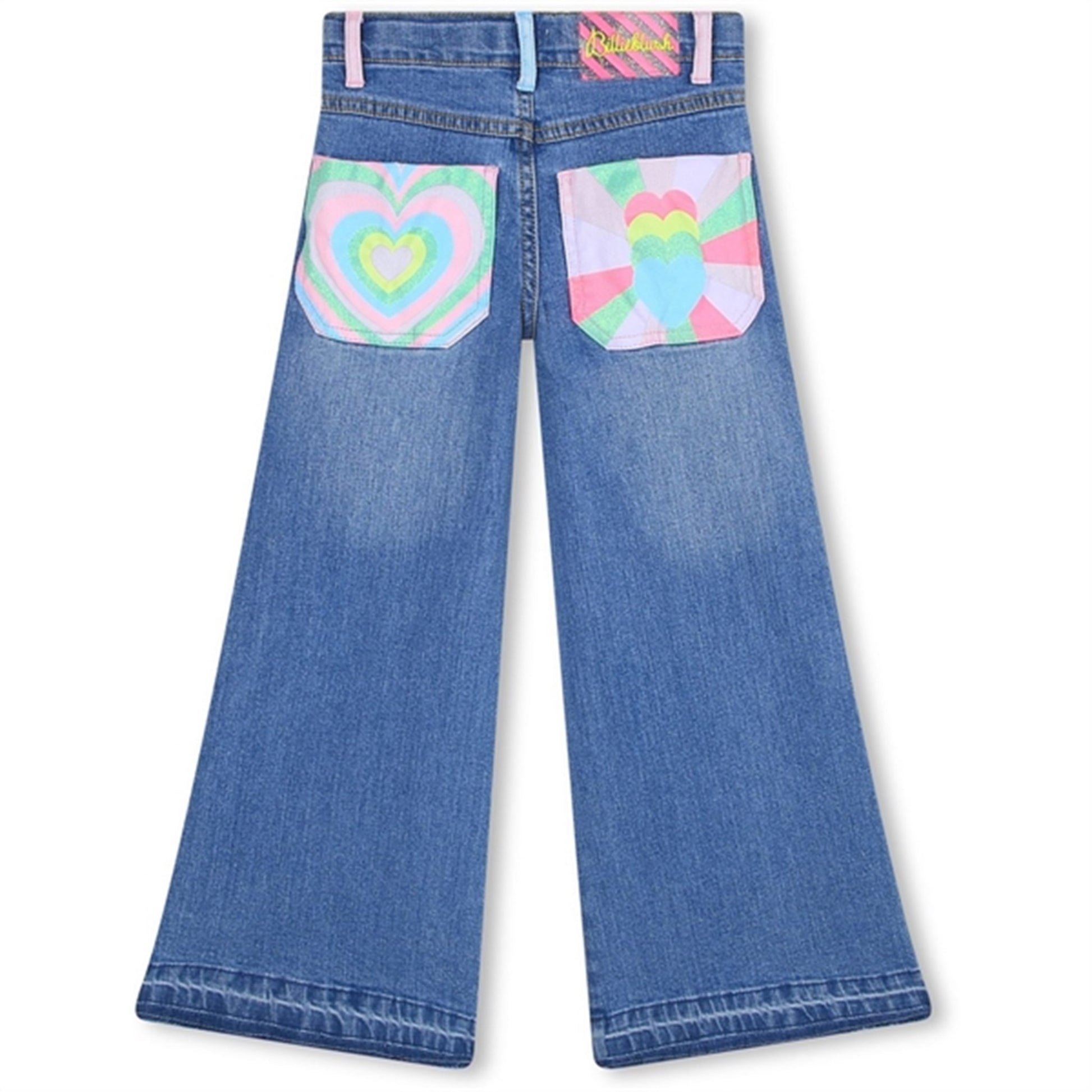Billieblush Double Stone Bleach Denim Pants
