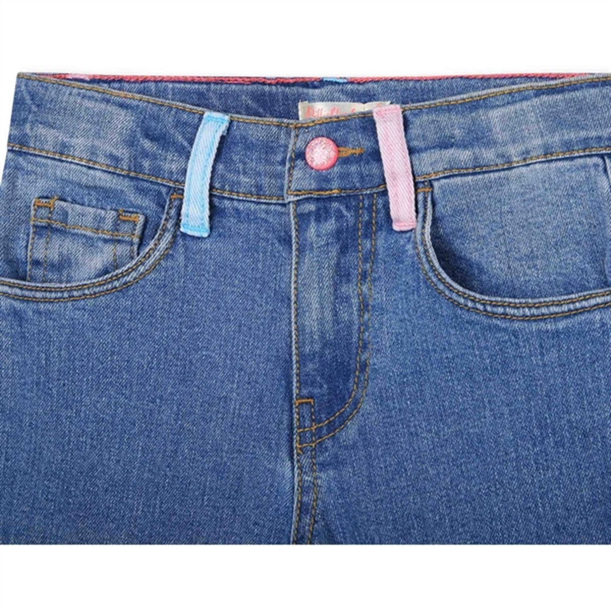 Billieblush Double Stone Bleach Denim Pants