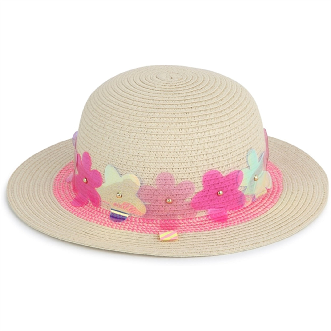 Billieblush Fuschia Straw Hat
