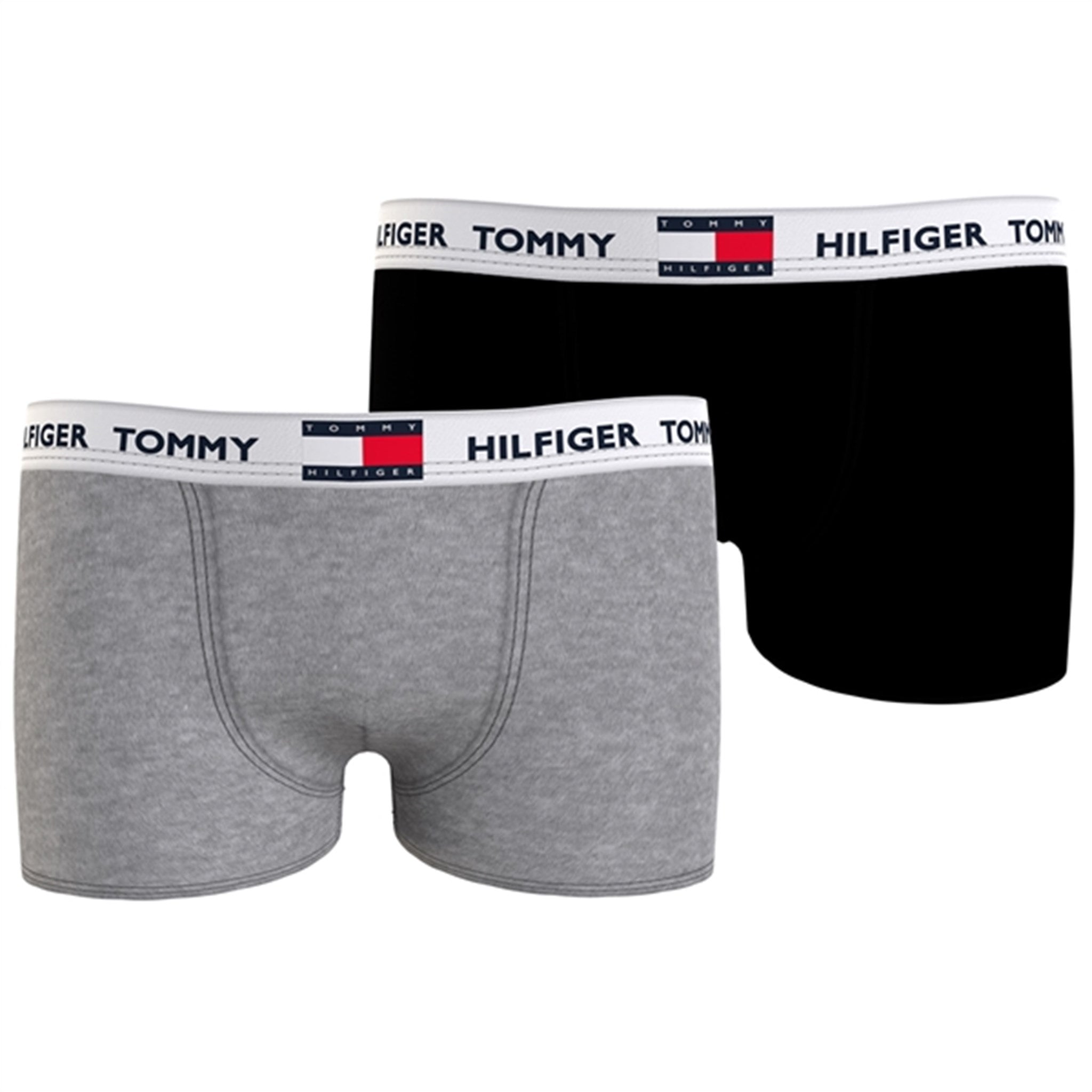 Tommy Hilfiger Boxershorts 2-pak Black/ Medium Grey