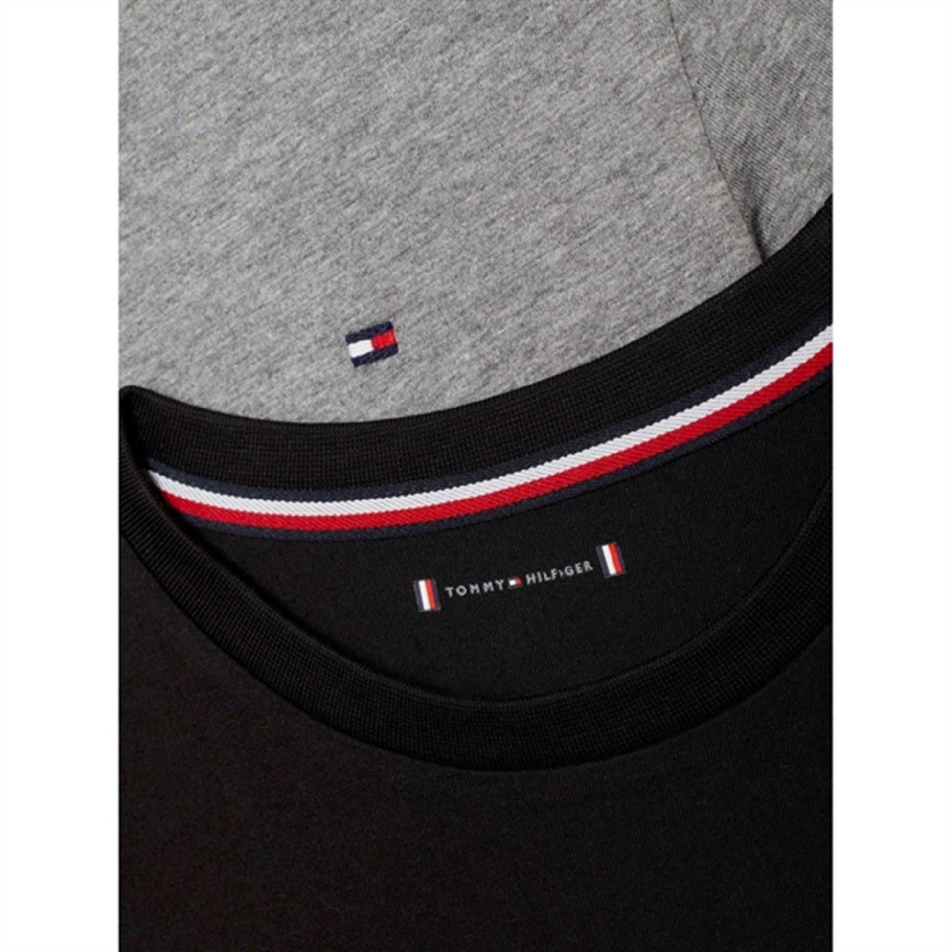 Tommy Hilfiger T-Shirt 2-Pack Light Grey Ht / Black