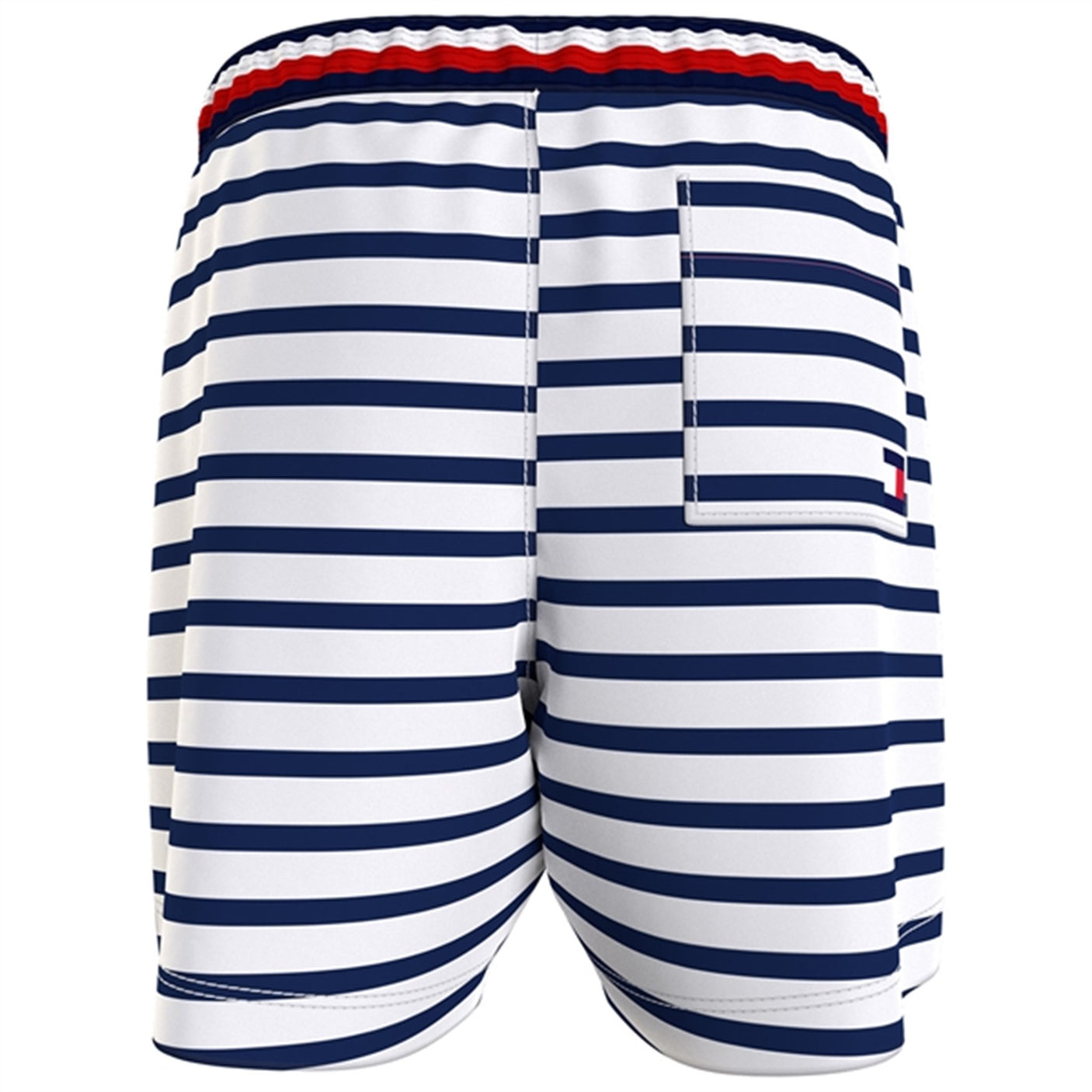 Tommy Hilfiger Medium Drawstring Print Swim Shorts Breton Stripe Navy