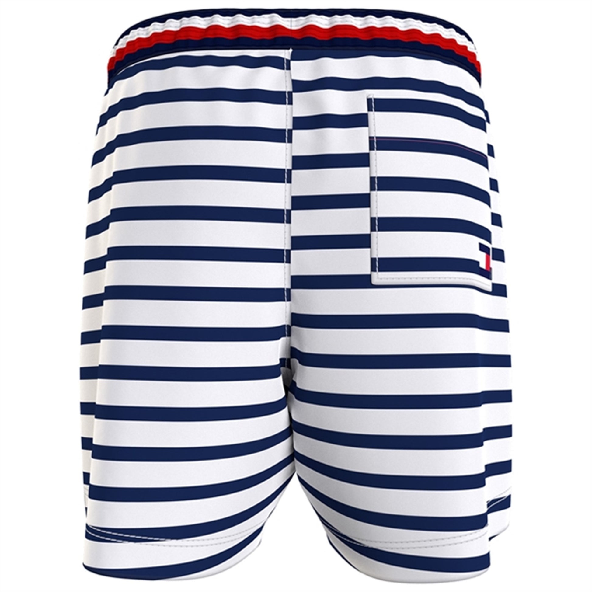 Tommy Hilfiger Medium Drawstring Print Swim Shorts Breton Stripe Navy