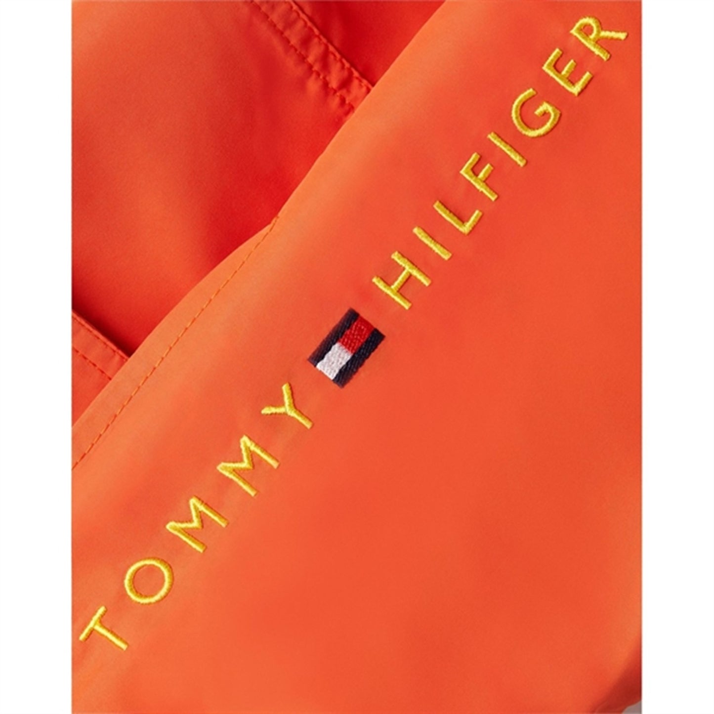 Tommy Hilfiger Medium Drawstring Swim Shorts Deep Orange