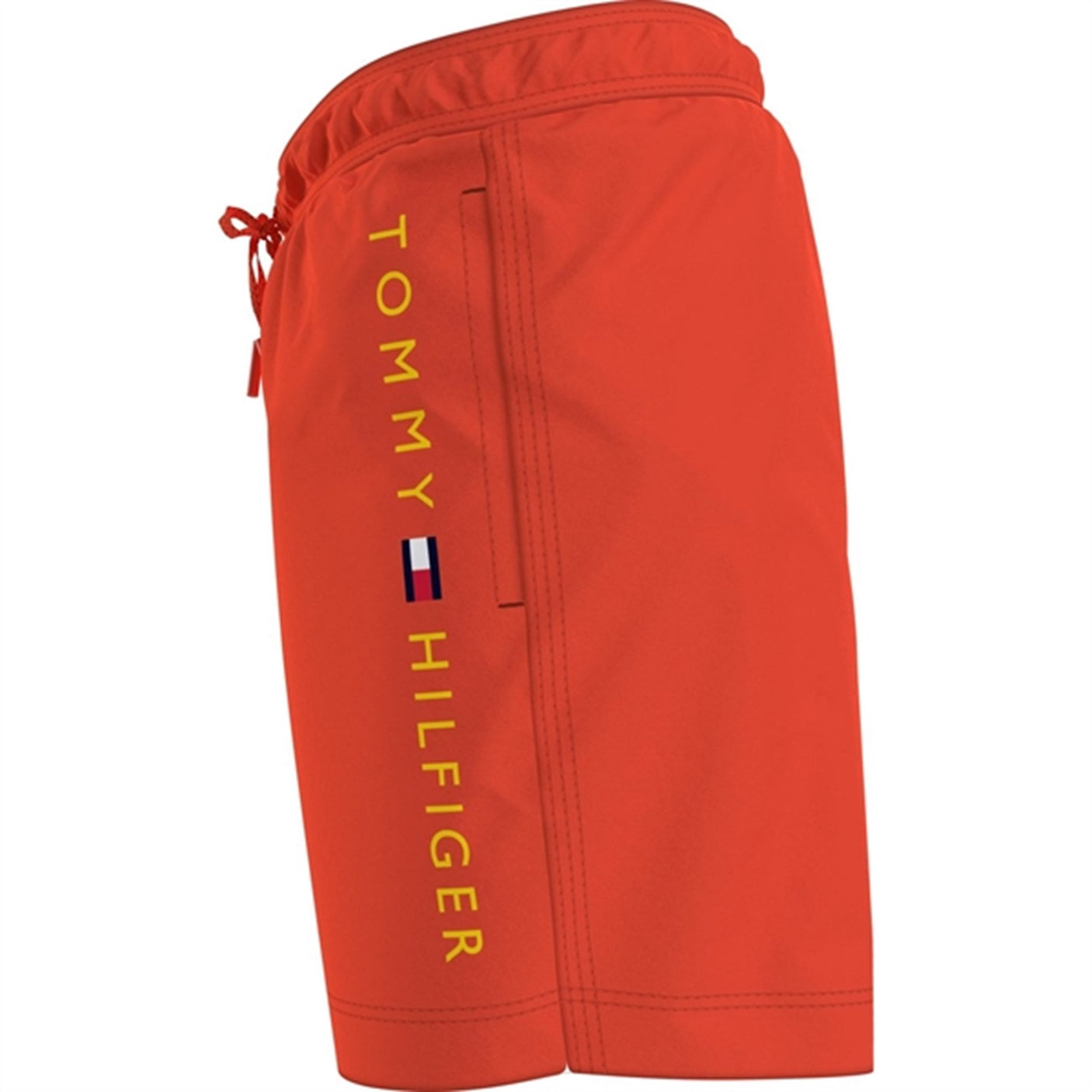 Tommy Hilfiger Medium Drawstring Swim Shorts Deep Orange