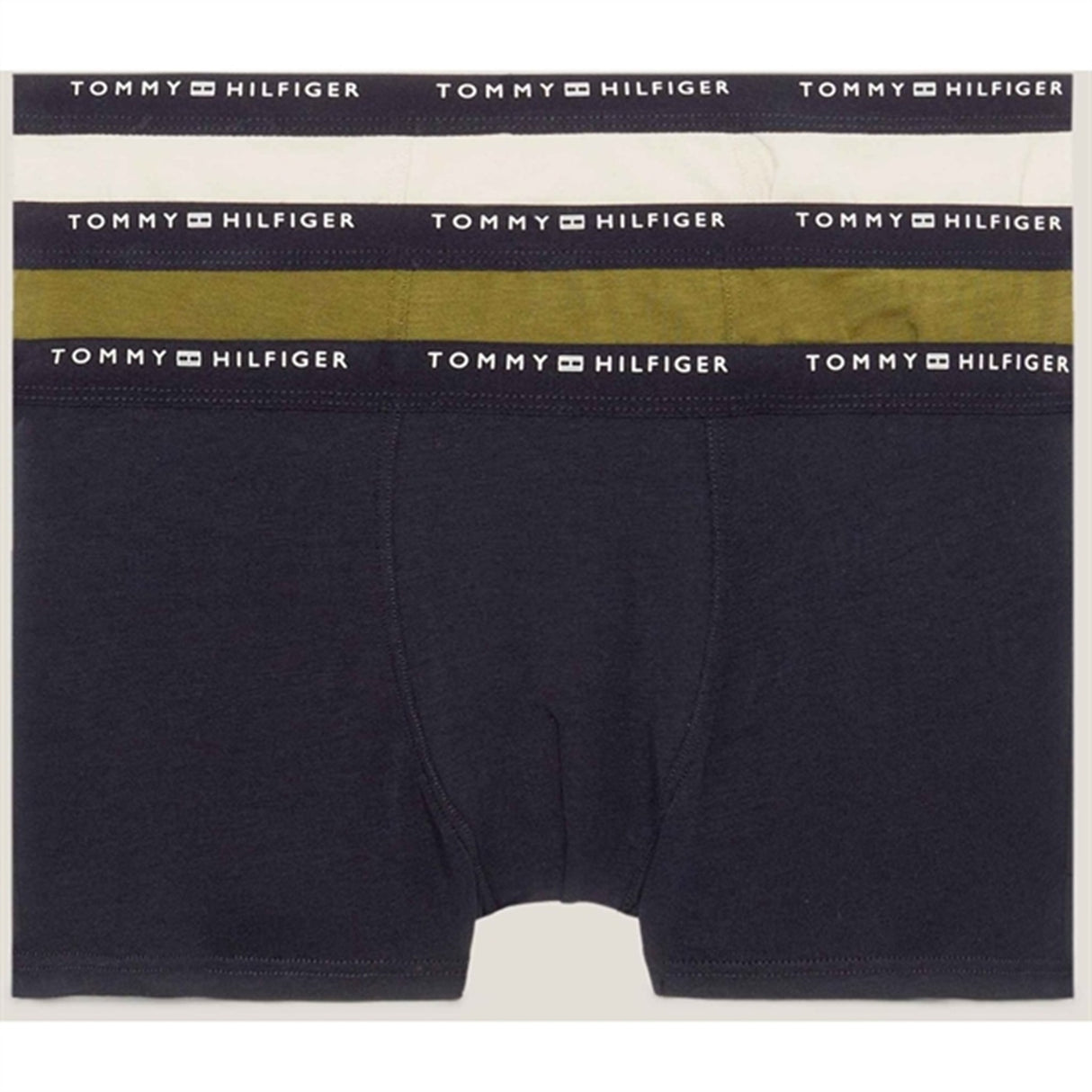 Tommy Hilfiger Trunks 3-Pack Desert Sk/ Put Green/ Cash Creme