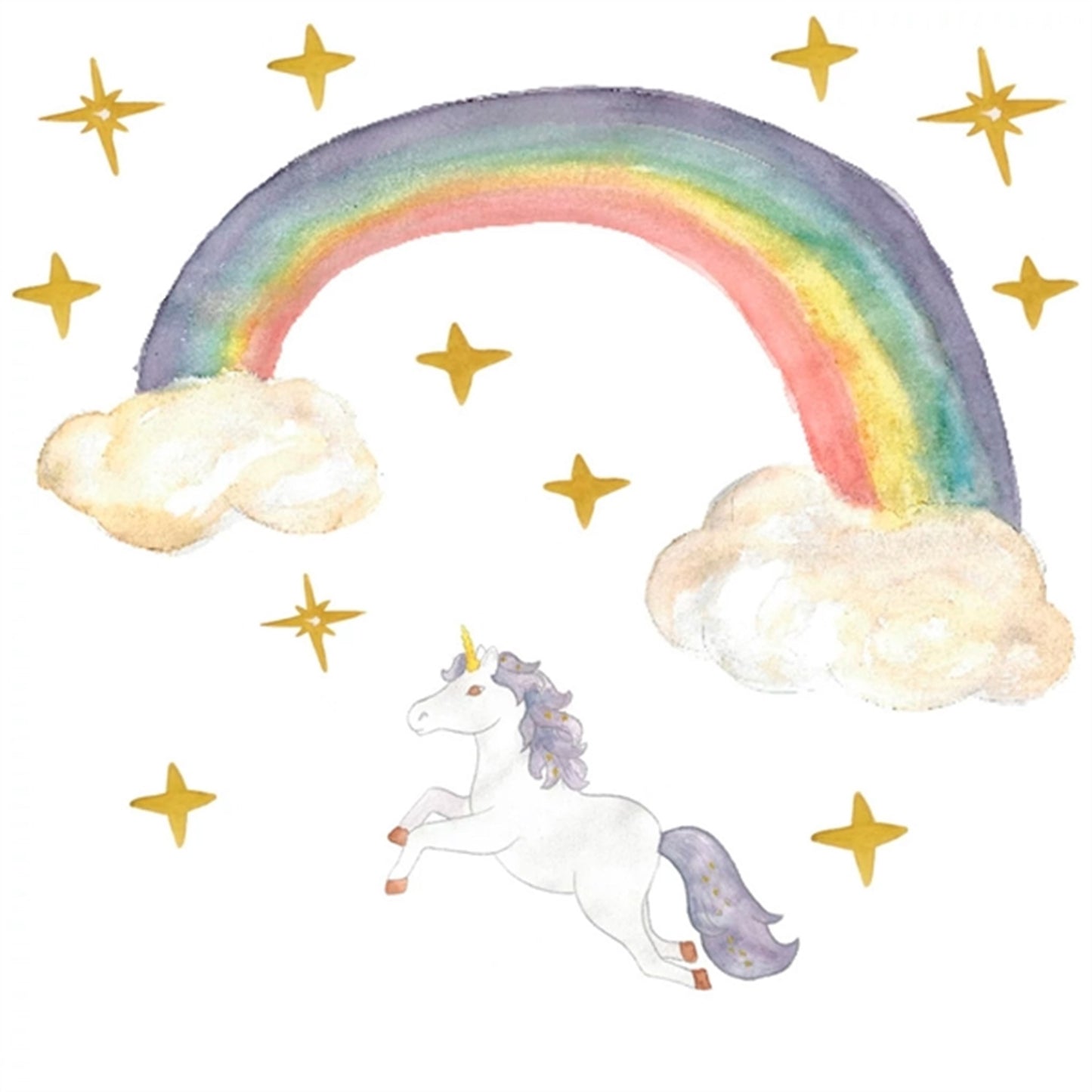 That's Mine Wallstickers Unicorn Rainbow Multi