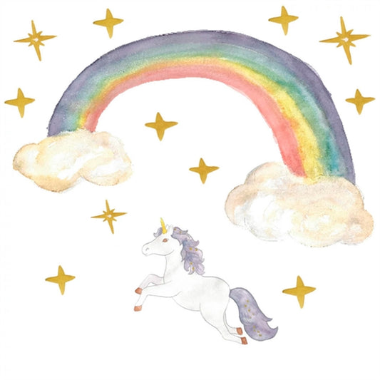 That's Mine Wallstickers Unicorn Rainbow Multi