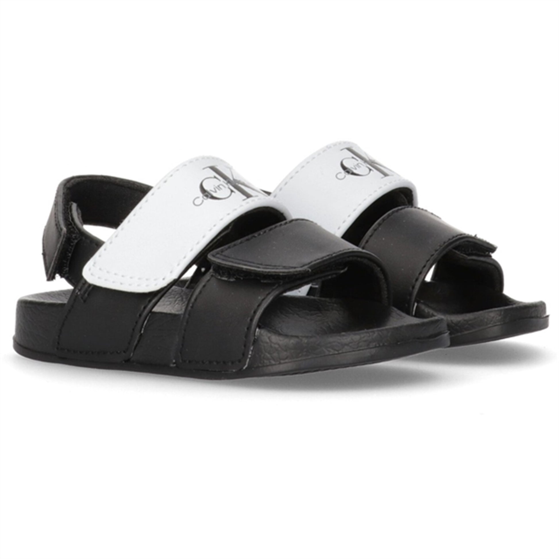 Calvin Klein Velcro Sandal Black/White