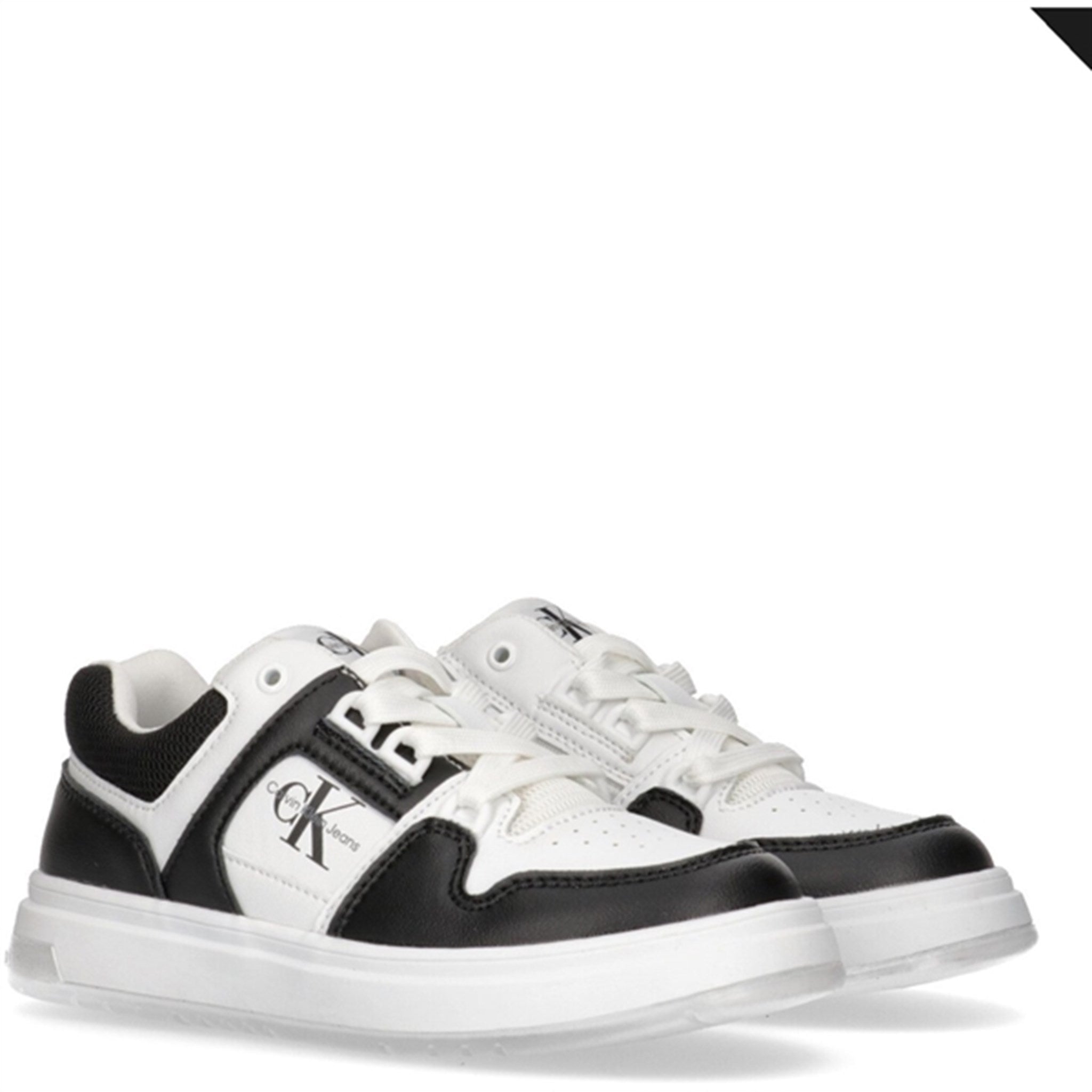 Calvin Klein Low Cut Lace-up Sneaker Black/White