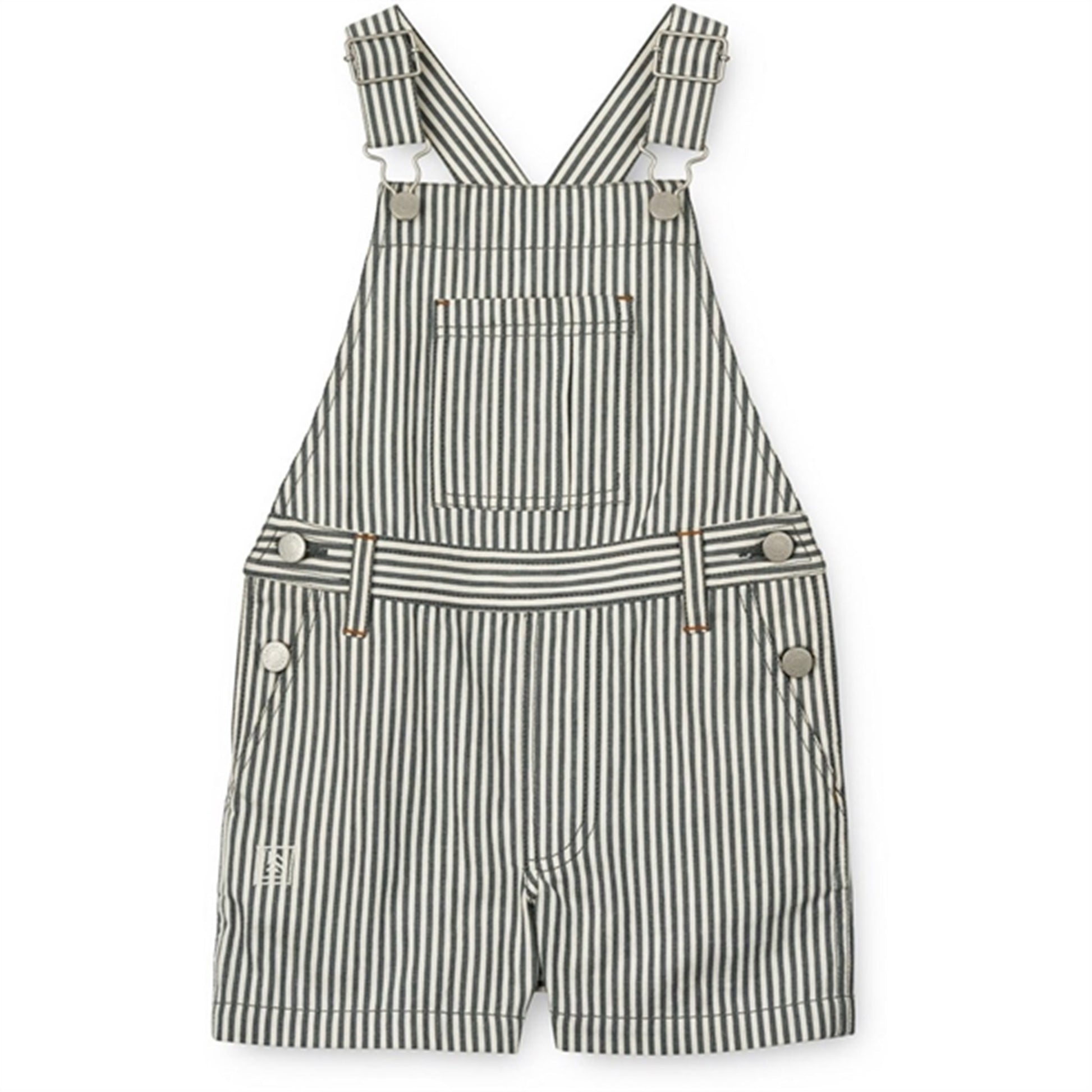 Liewood Y/D Stripe Whale Blue/Creme De La Creme Venedict Stripe Overall