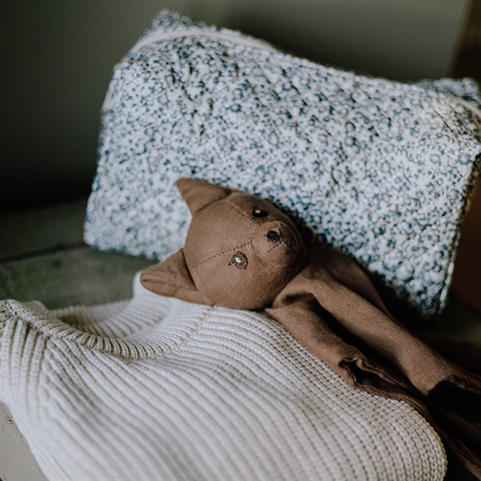 That's Mine Toilet Bag Vigga Flores Sandshell/Blue