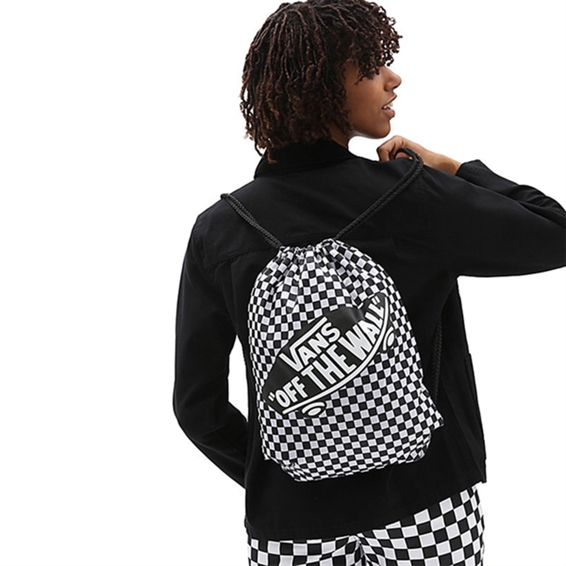 VANS WM Benched Bag Black/White Checkerboard