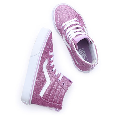 VANS Uy Sk8-Hi Zip Glitter Lilac Sneakers