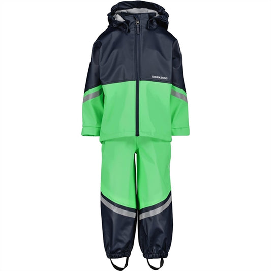 Didriksons Navy Waterman Kids Rainwear