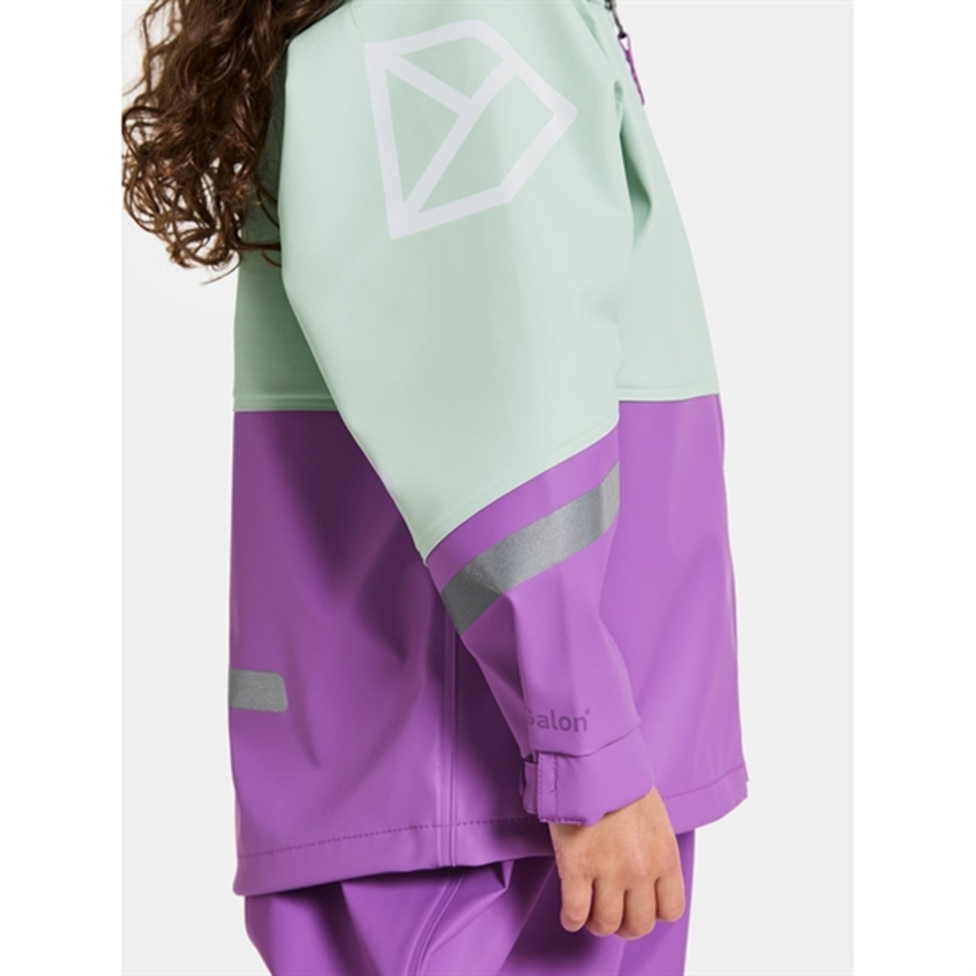 Didriksons Pale Mint Waterman Kids Rainwear