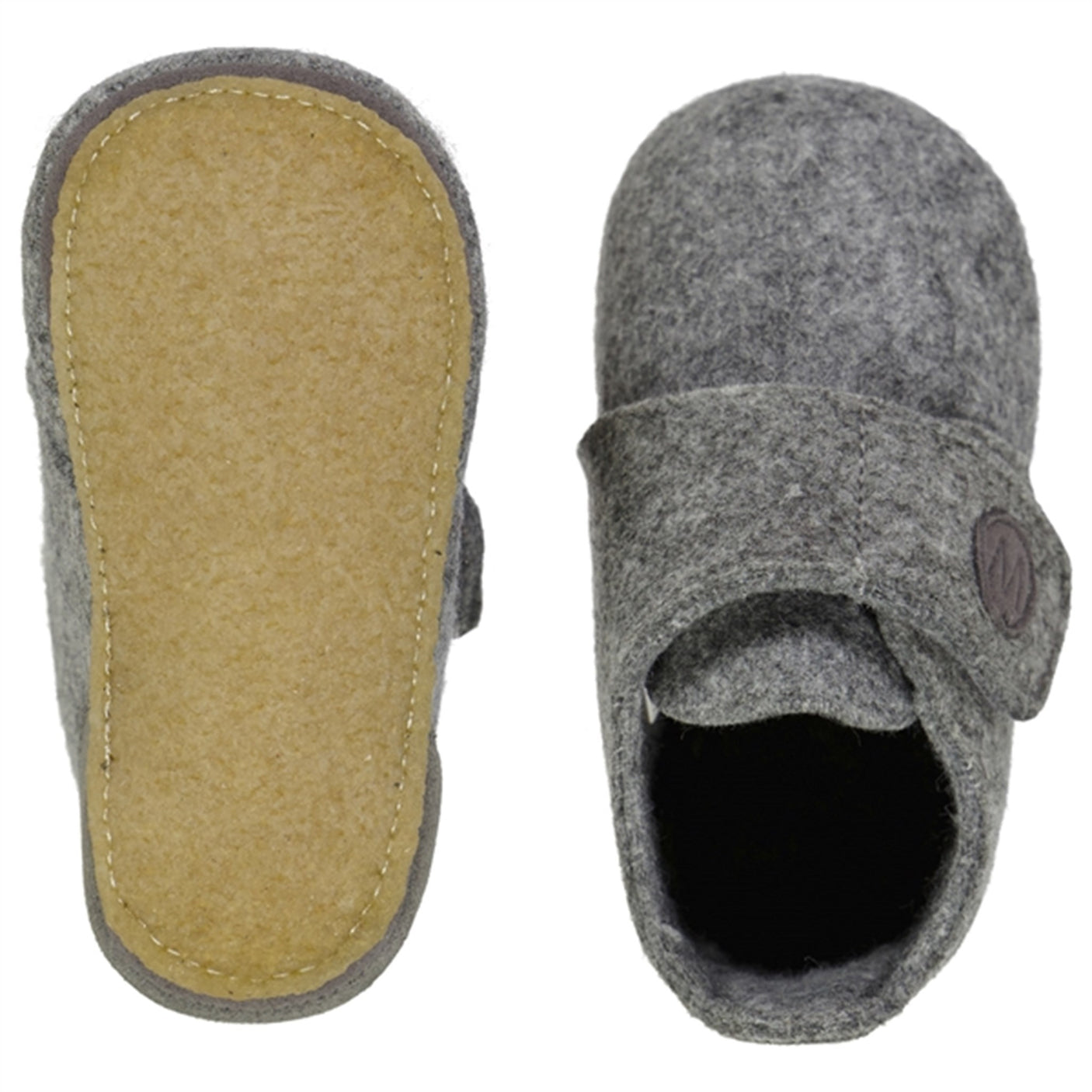 Wheat Marlin Filt Indoor Shoe Grey